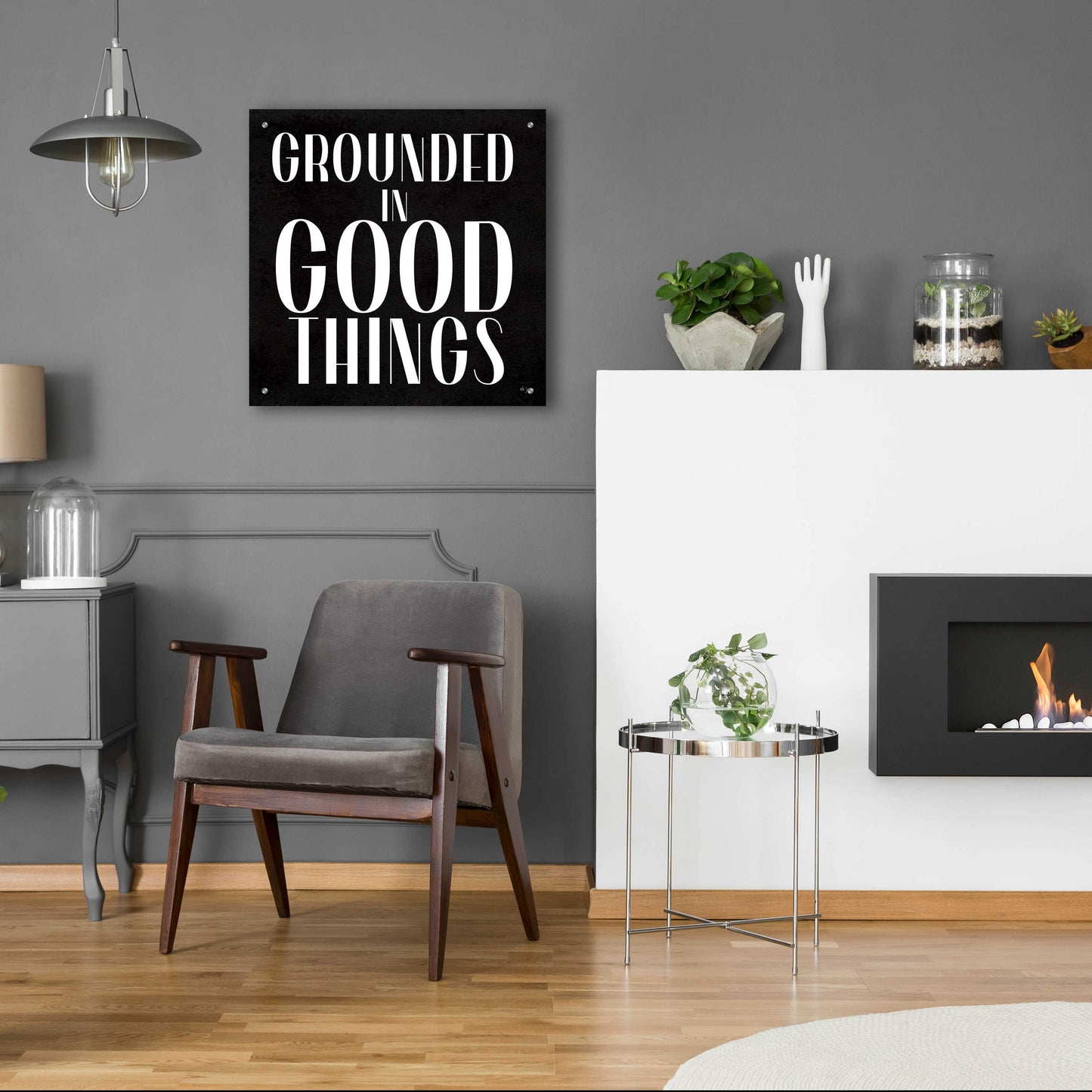 Epic Art 'Grounded in Good Things' by Jaxn Blvd., Acrylic Glass Wall Art,24x24