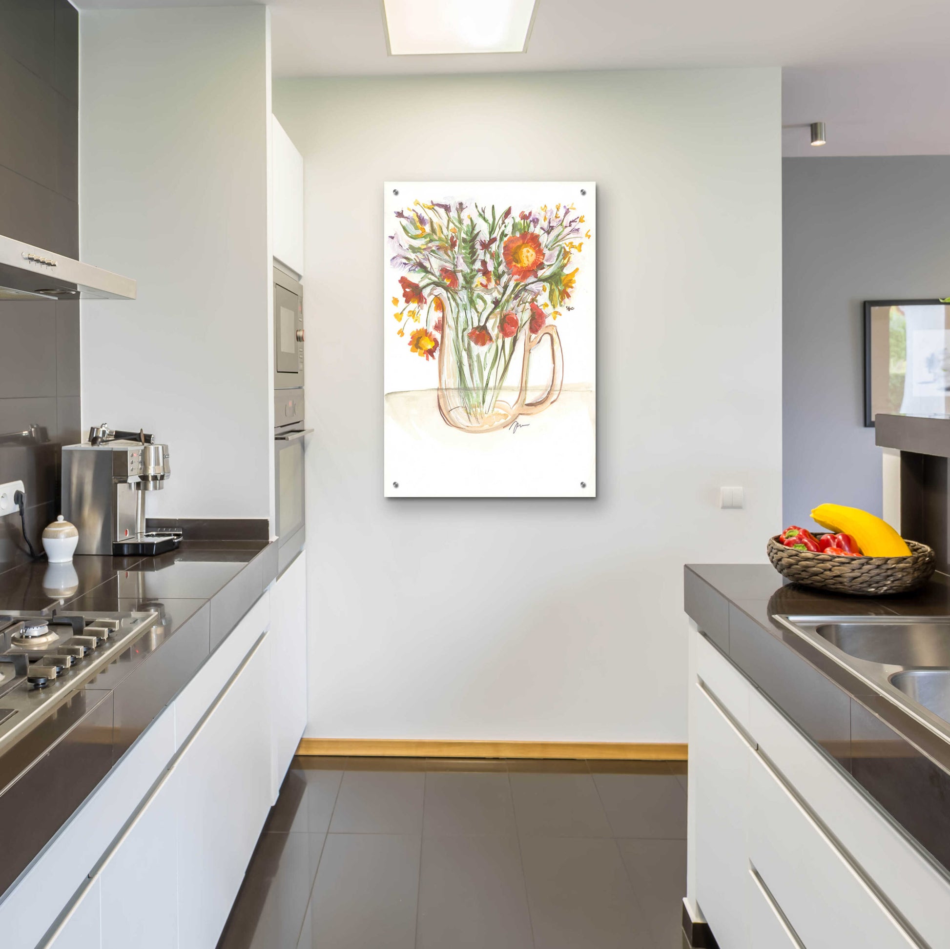 Epic Art 'Buttermilk Farm Florals' by Jessica Mingo, Acrylic Glass Wall Art,24x36