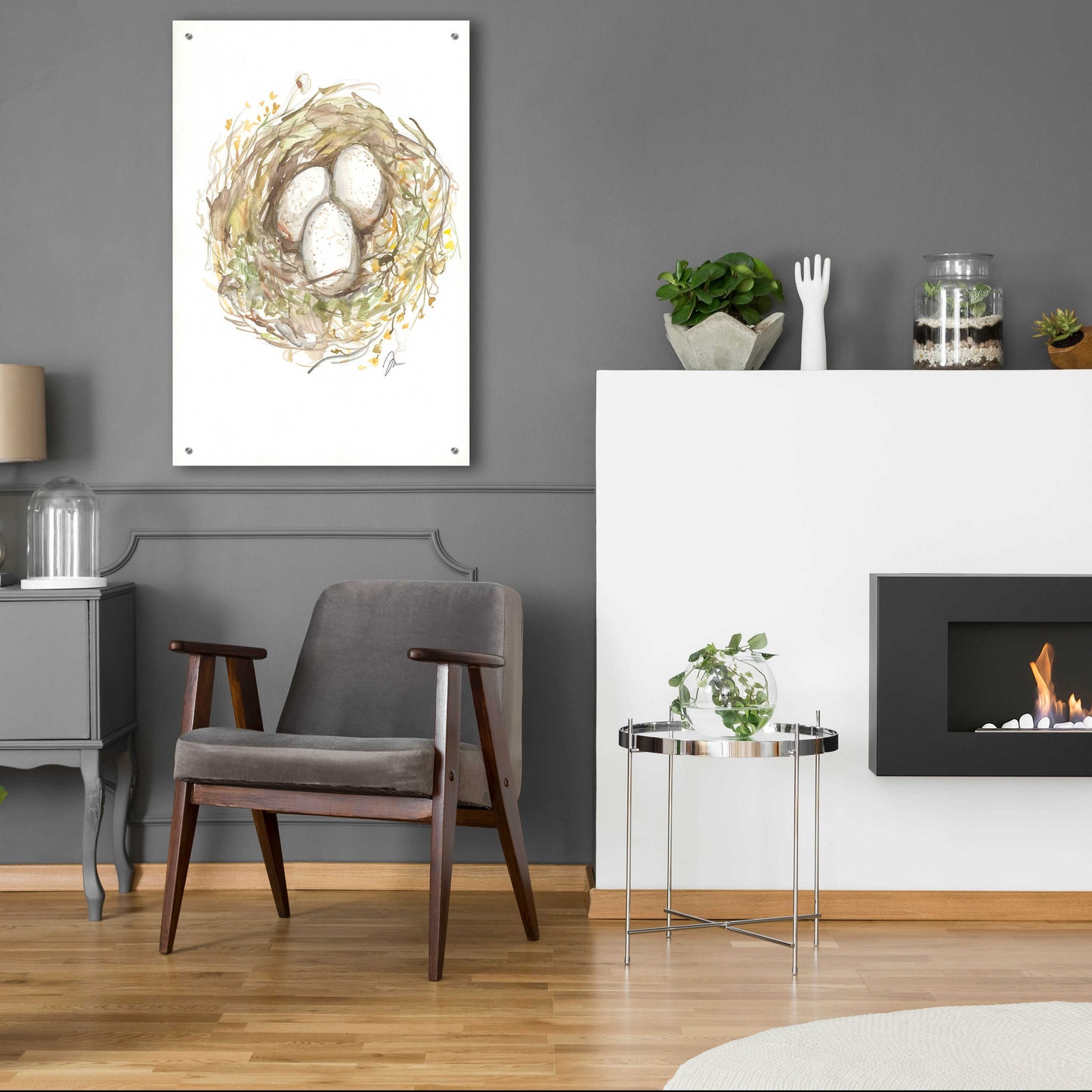 Epic Art 'Nest of Love' by Jessica Mingo, Acrylic Glass Wall Art,24x36