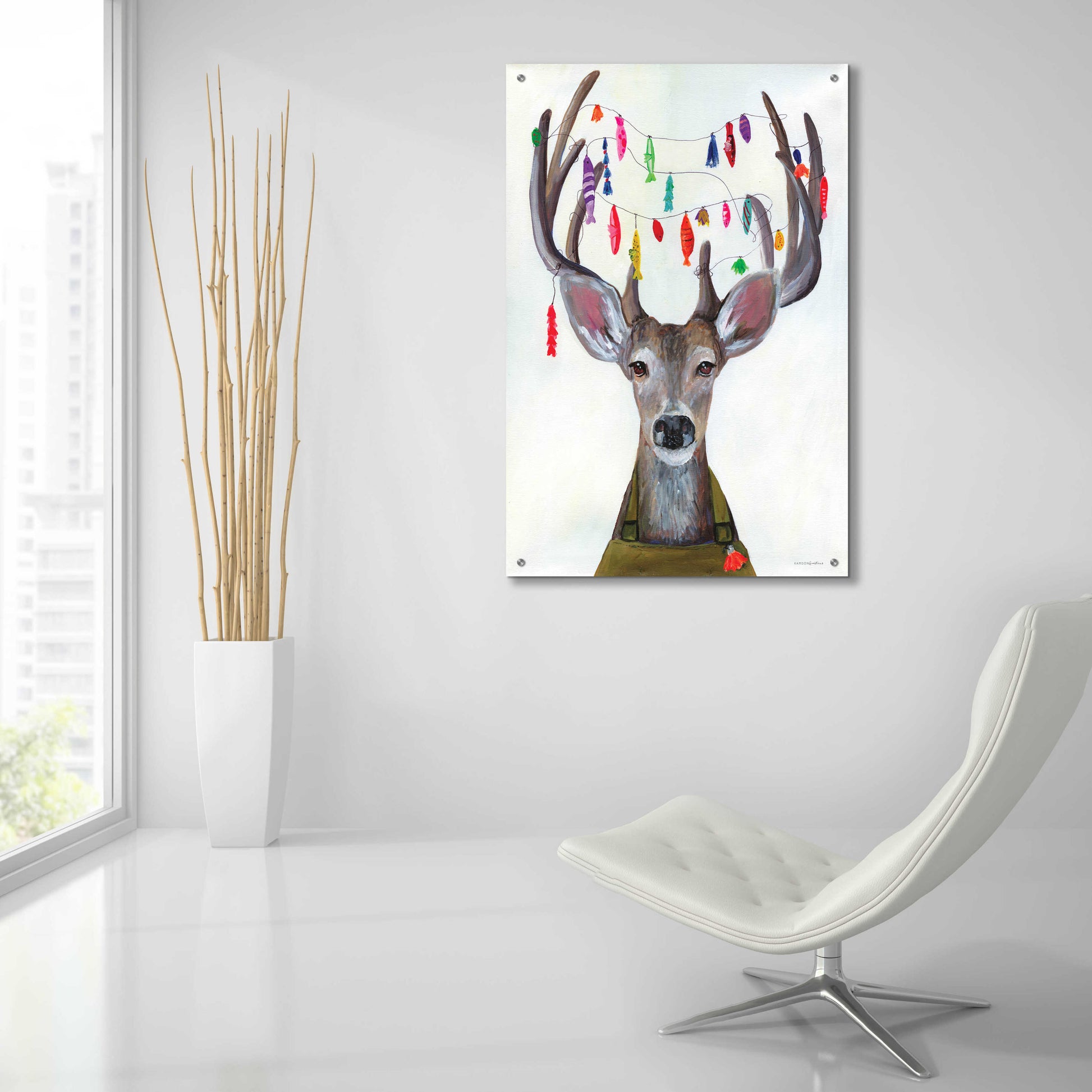 Epic Art 'My Dear You Look A-Lure-ing' by Kamdon Kreations, Acrylic Glass Wall Art,24x36