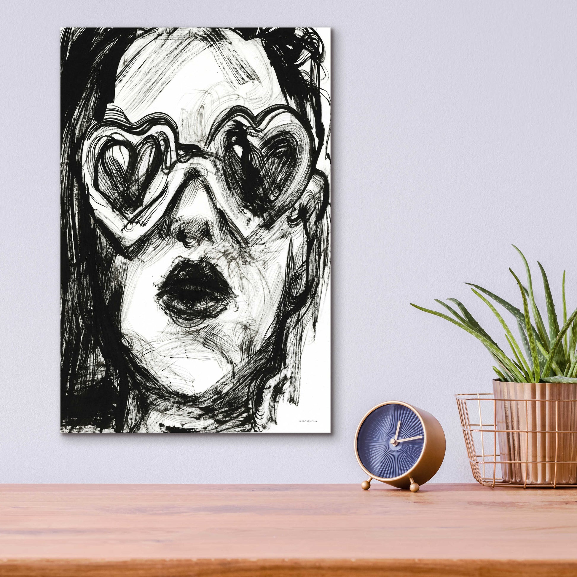 Epic Art 'Love Goggles' by Kamdon Kreations, Acrylic Glass Wall Art,12x16