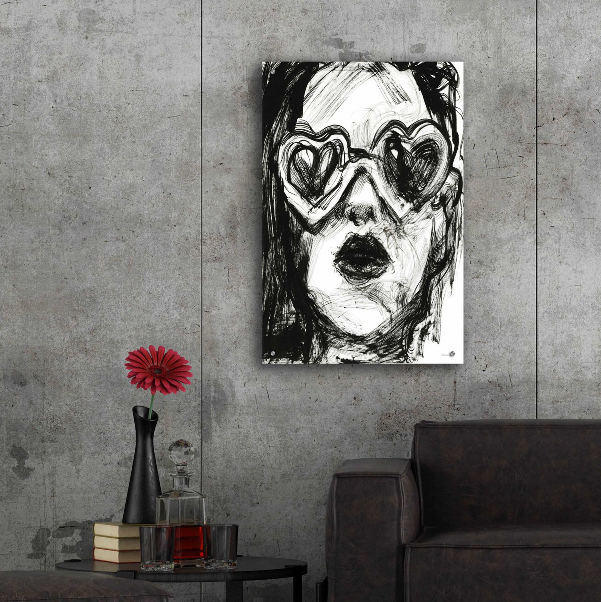 Epic Art 'Love Goggles' by Kamdon Kreations, Acrylic Glass Wall Art,24x36