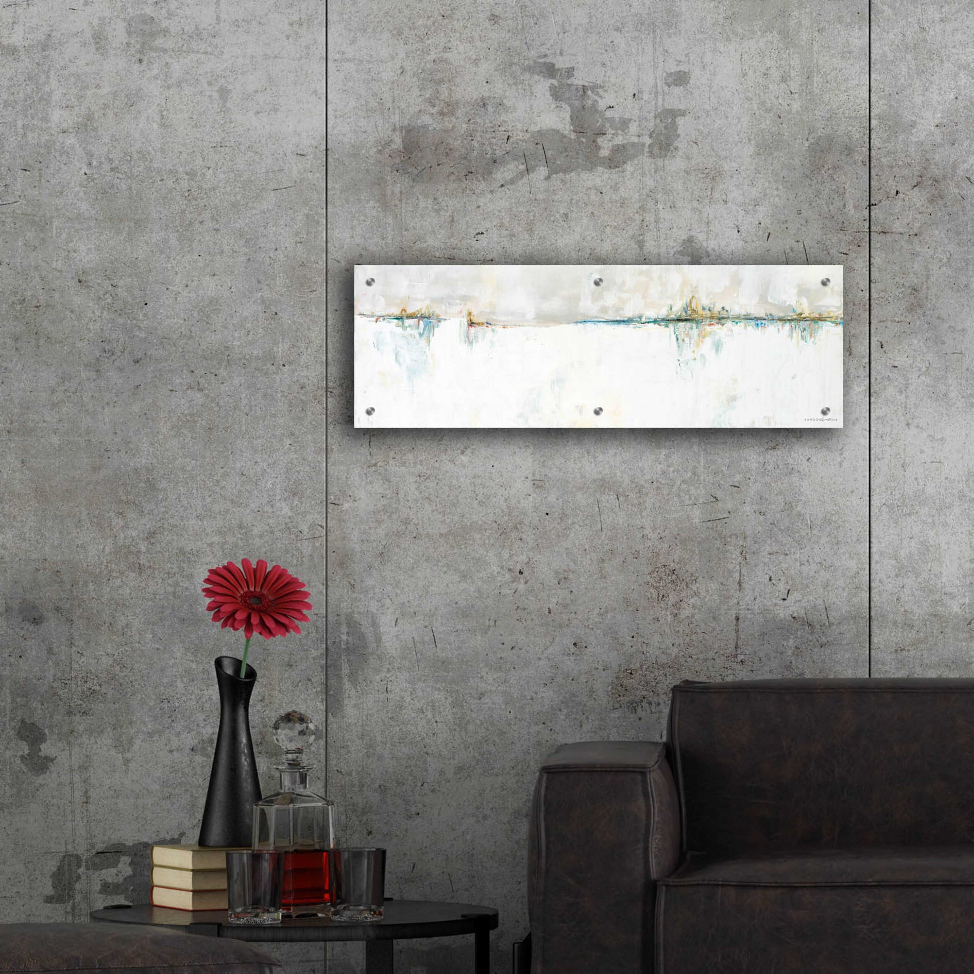 Epic Art 'A New Day    ' by Kamdon Kreations, Acrylic Glass Wall Art,36x12