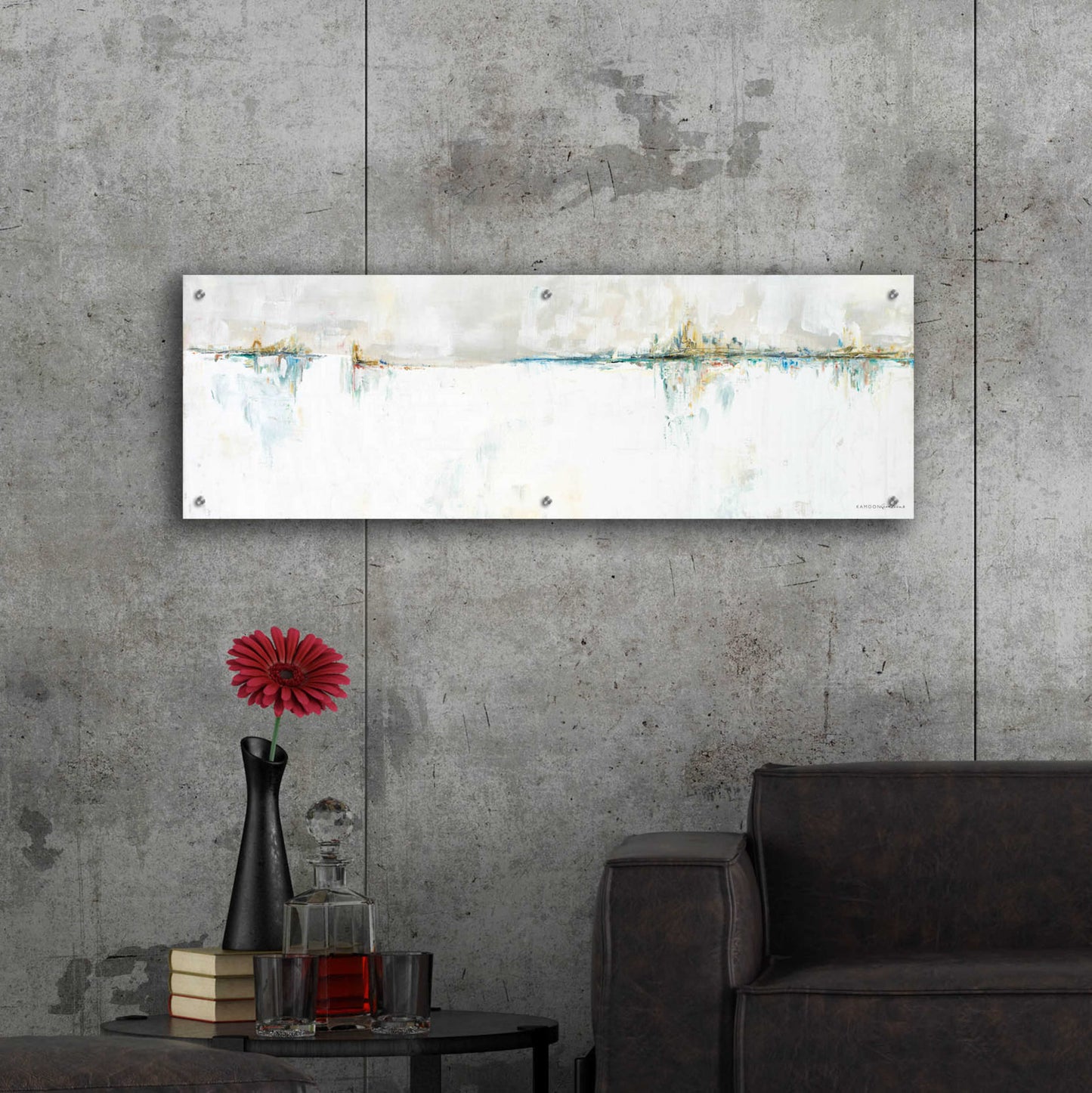 Epic Art 'A New Day    ' by Kamdon Kreations, Acrylic Glass Wall Art,48x16