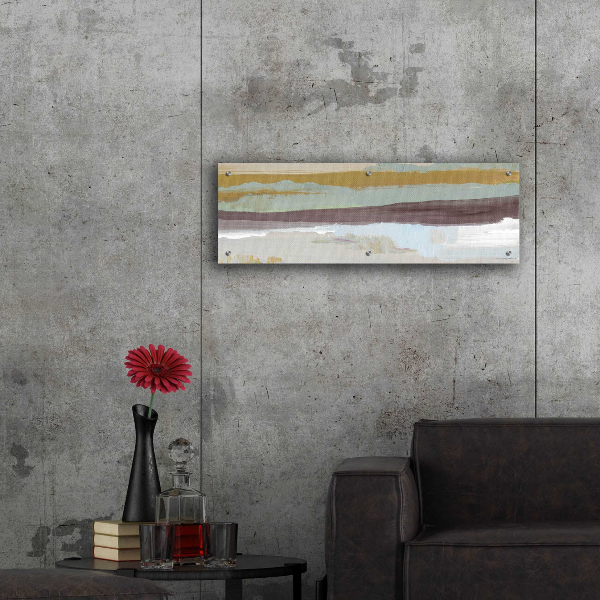 Epic Art 'On the Horizon   ' by Kamdon Kreations, Acrylic Glass Wall Art,36x12