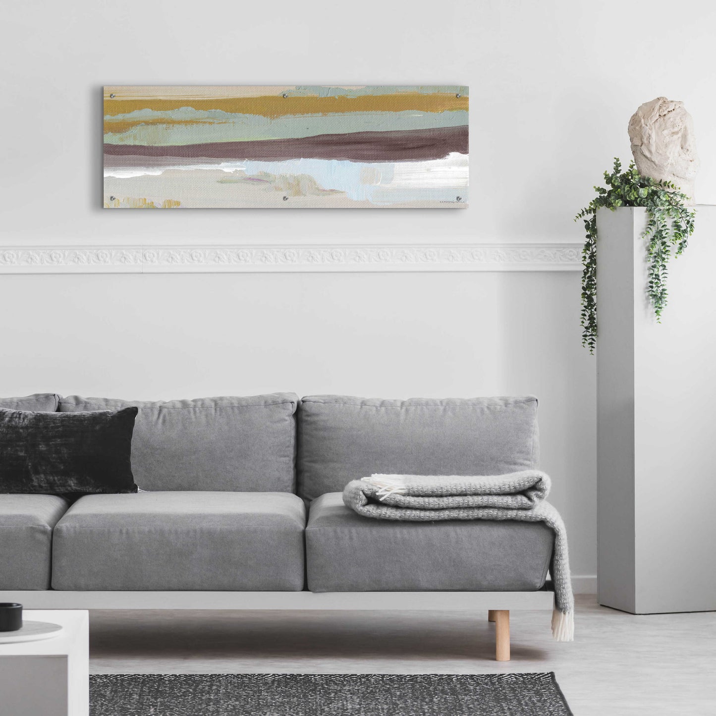 Epic Art 'On the Horizon   ' by Kamdon Kreations, Acrylic Glass Wall Art,48x16