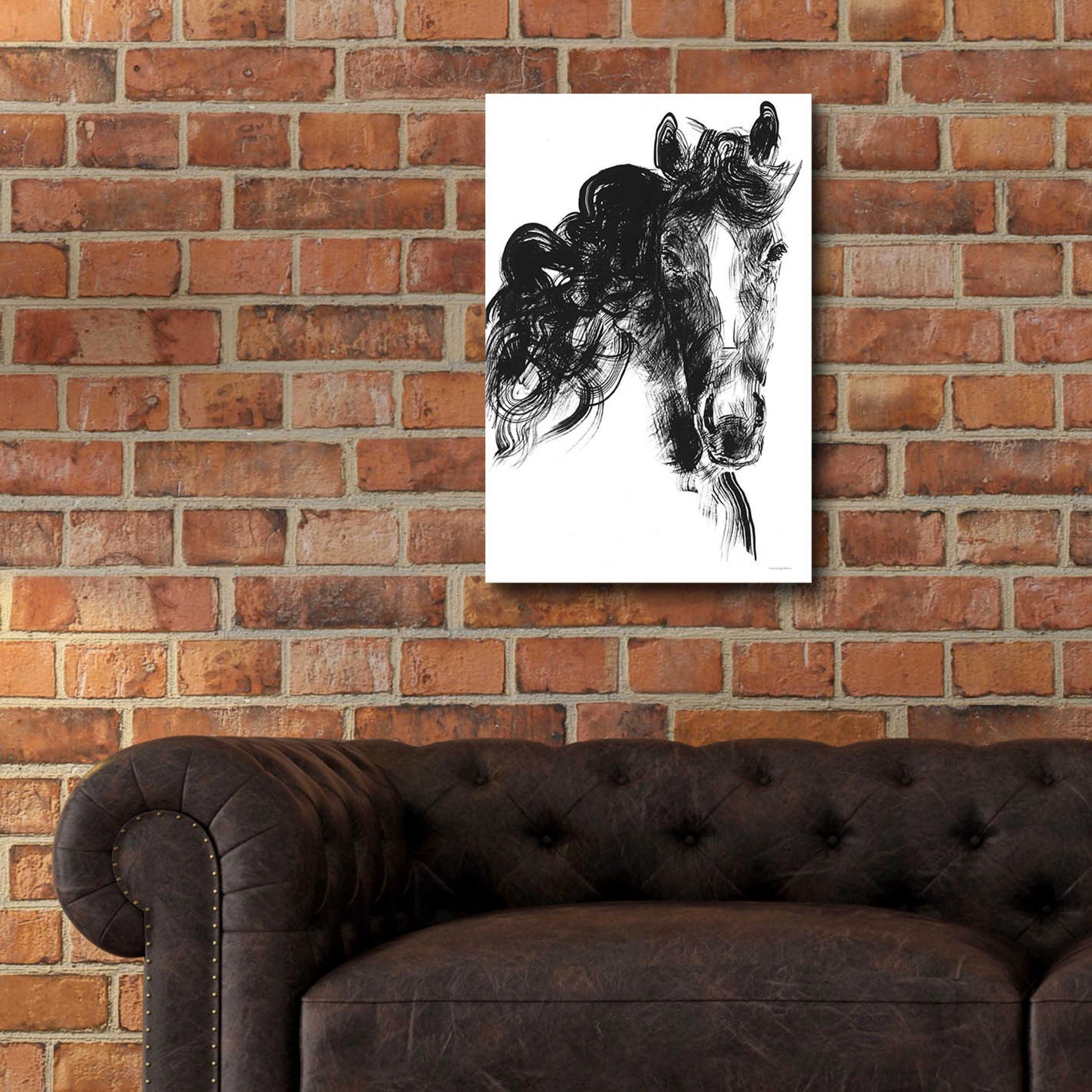 Epic Art 'Sweet Filly' by Kamdon Kreations, Acrylic Glass Wall Art,16x24