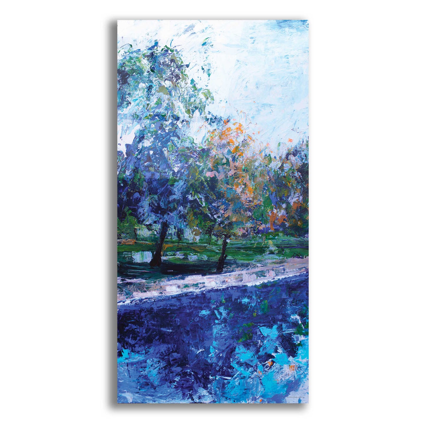 Epic Art 'Mile River 1' by Kamdon Kreations, Acrylic Glass Wall Art