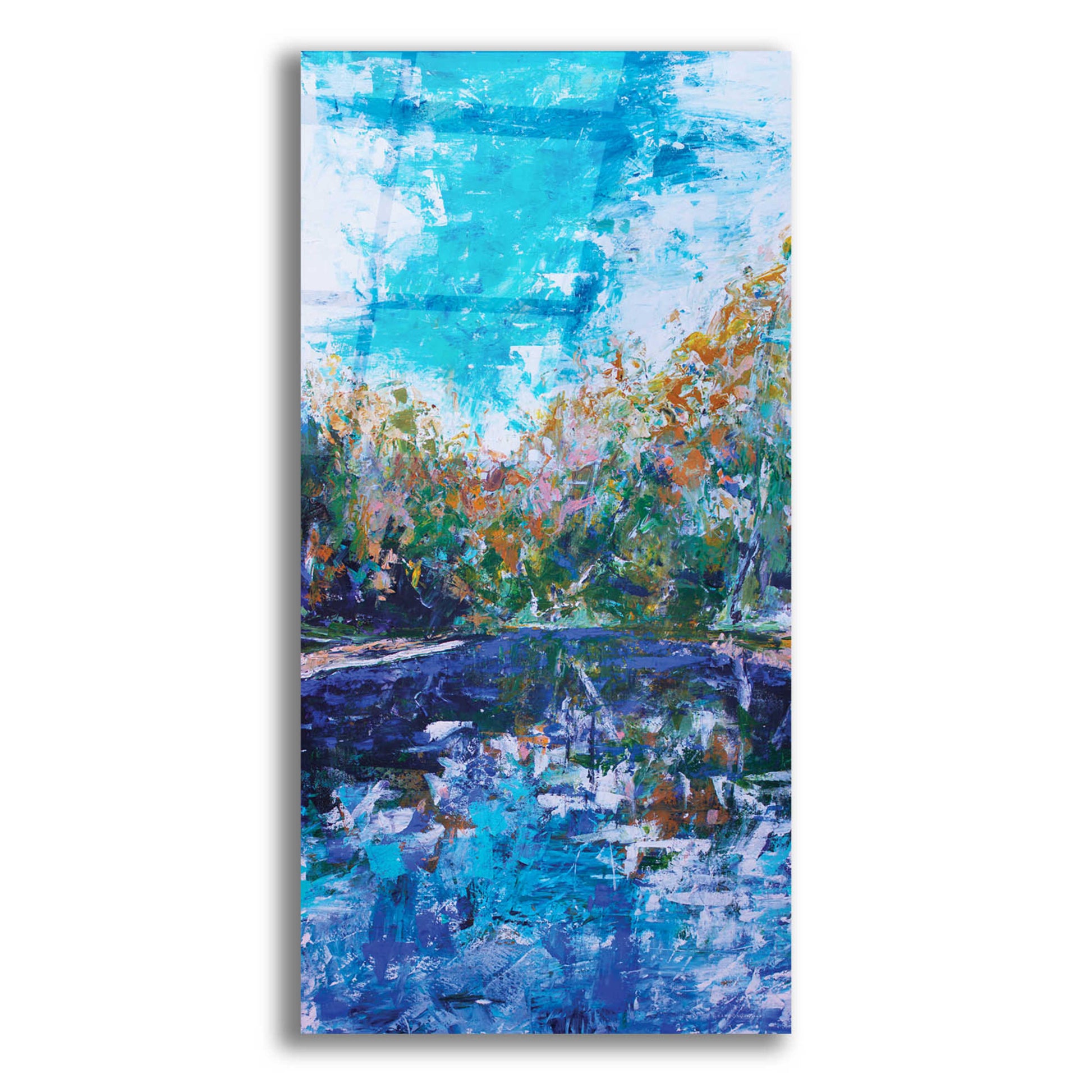 Epic Art 'Mile River 2' by Kamdon Kreations, Acrylic Glass Wall Art