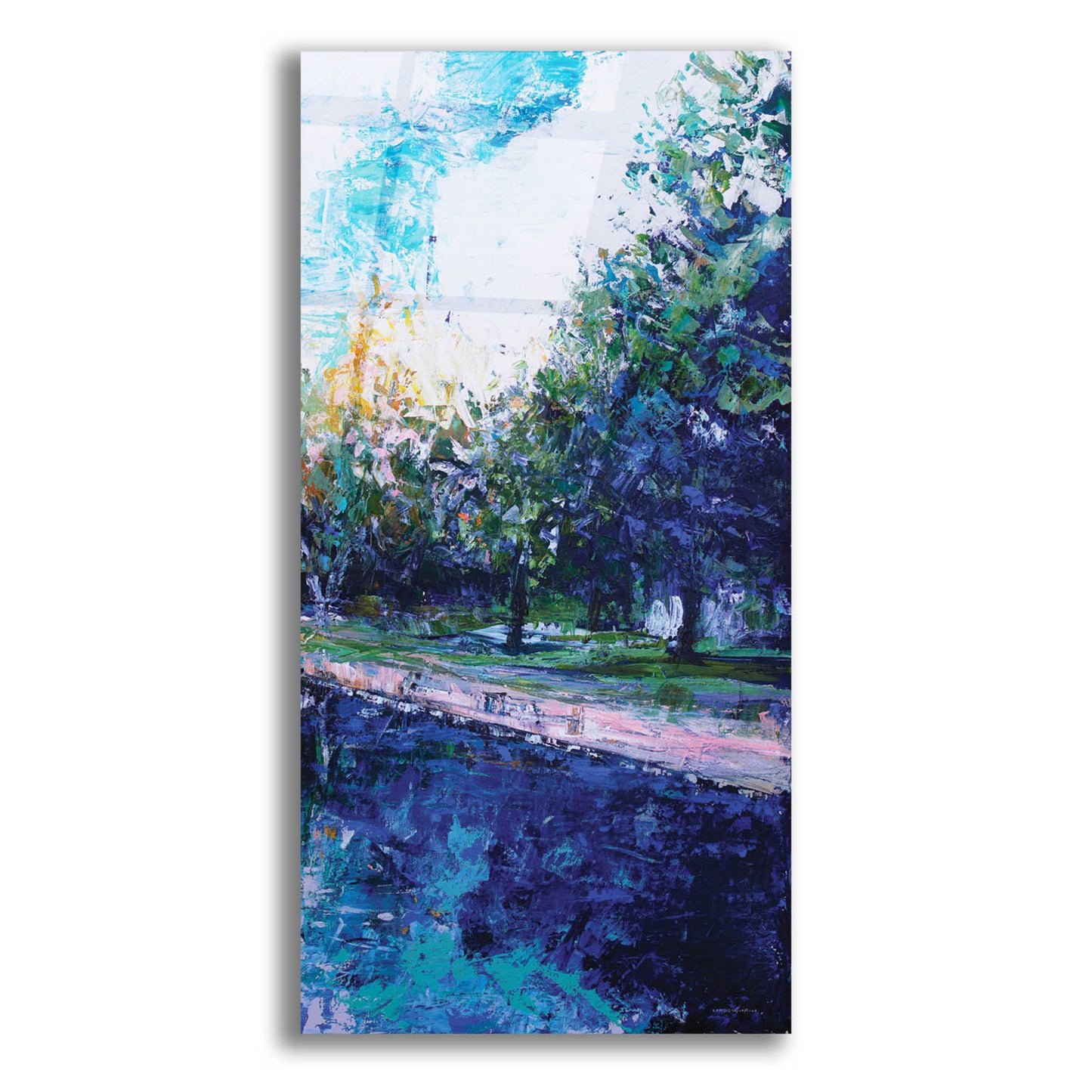 Epic Art 'Mile River 3' by Kamdon Kreations, Acrylic Glass Wall Art