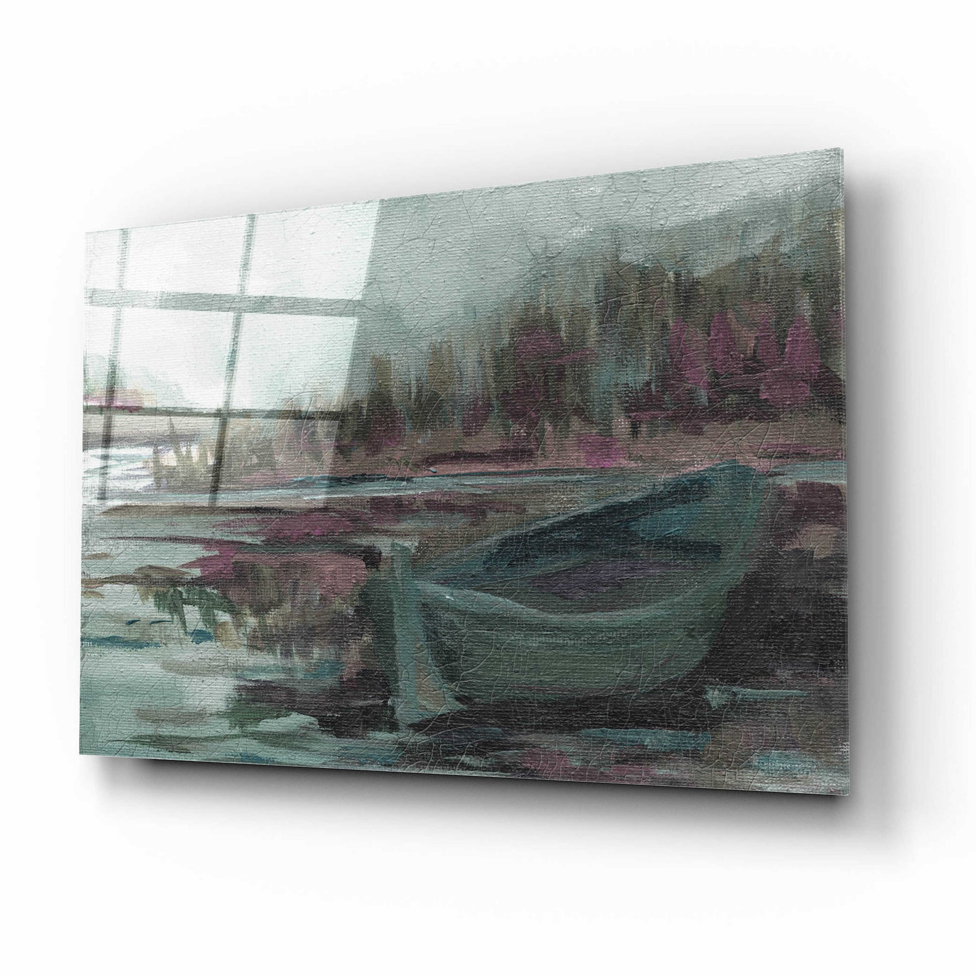 Epic Art 'Old Fishing Boat' by Kamdon Kreations, Acrylic Glass Wall Art,16x12