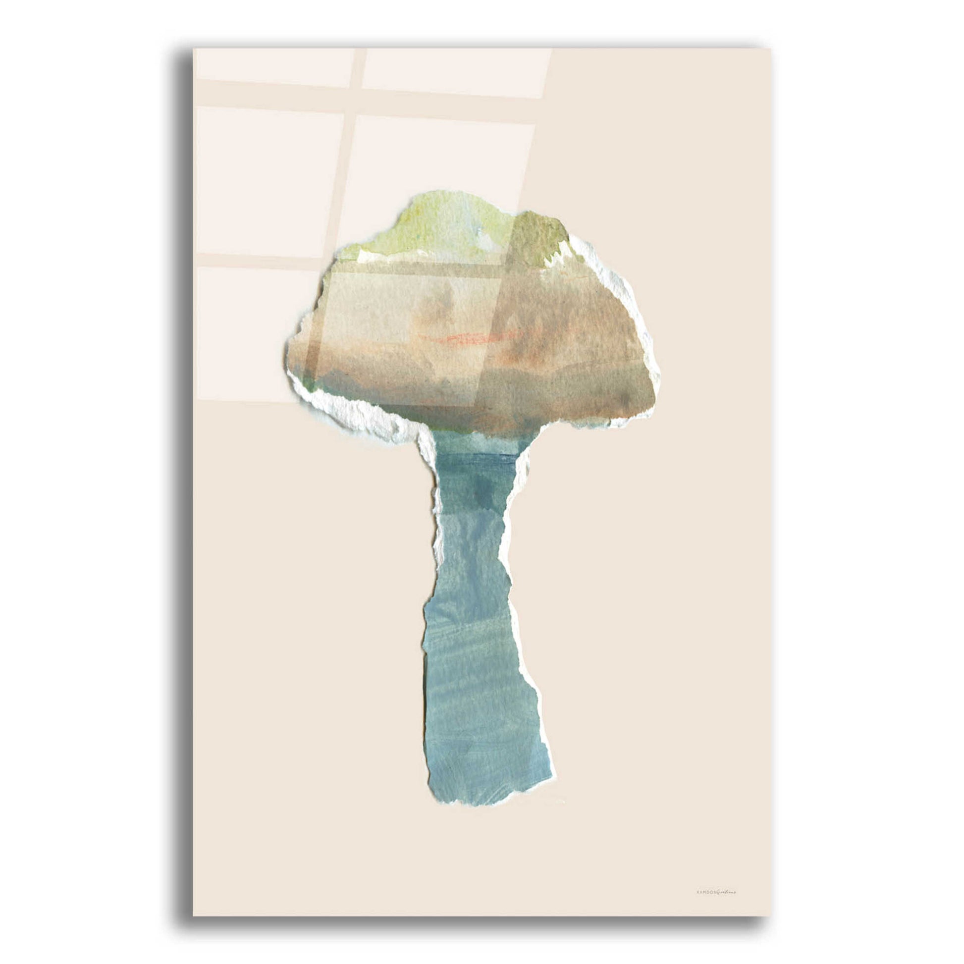 Epic Art 'Mushroom Home' by Kamdon Kreations, Acrylic Glass Wall Art