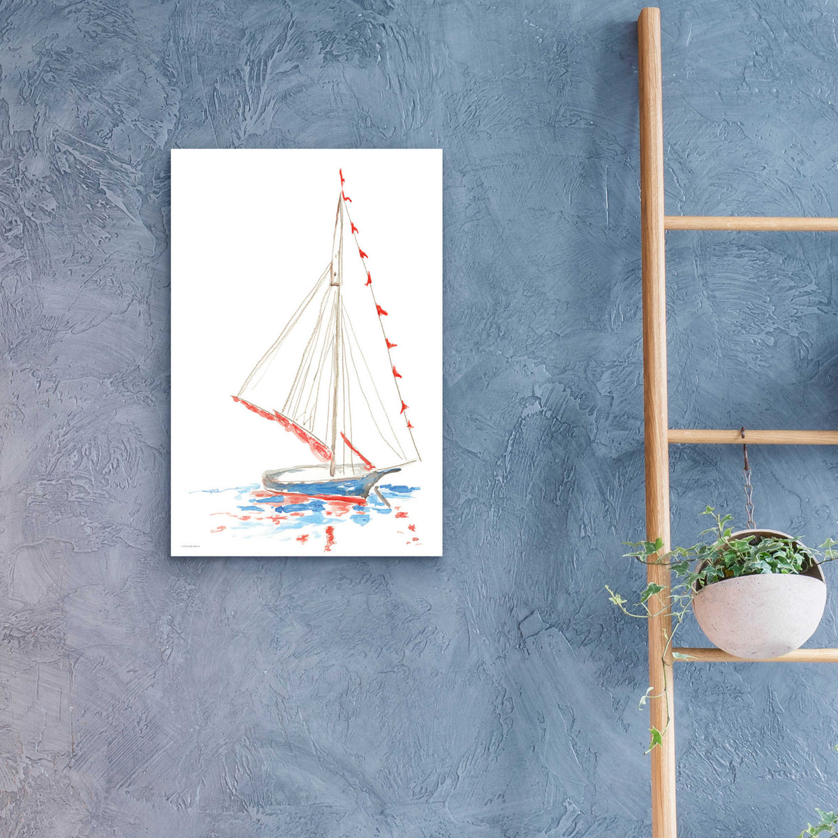 Epic Art 'Boat Parade' by Kamdon Kreations, Acrylic Glass Wall Art,16x24