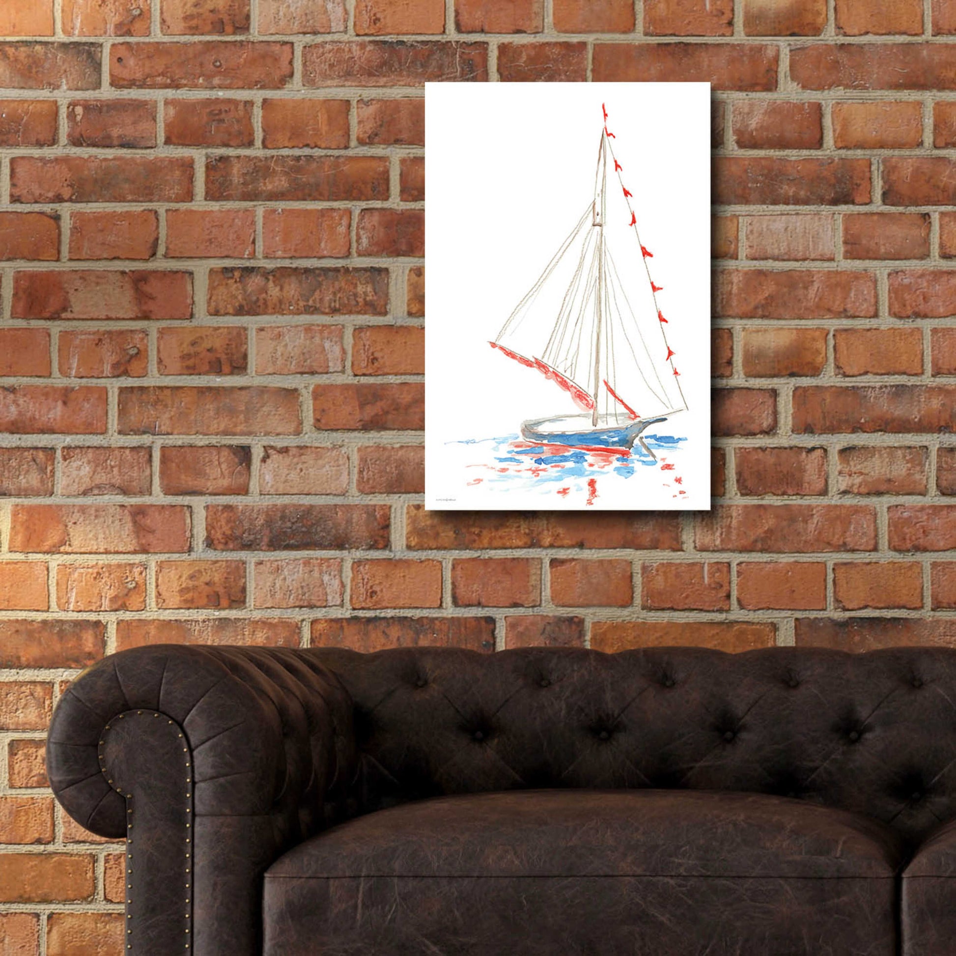 Epic Art 'Boat Parade' by Kamdon Kreations, Acrylic Glass Wall Art,16x24