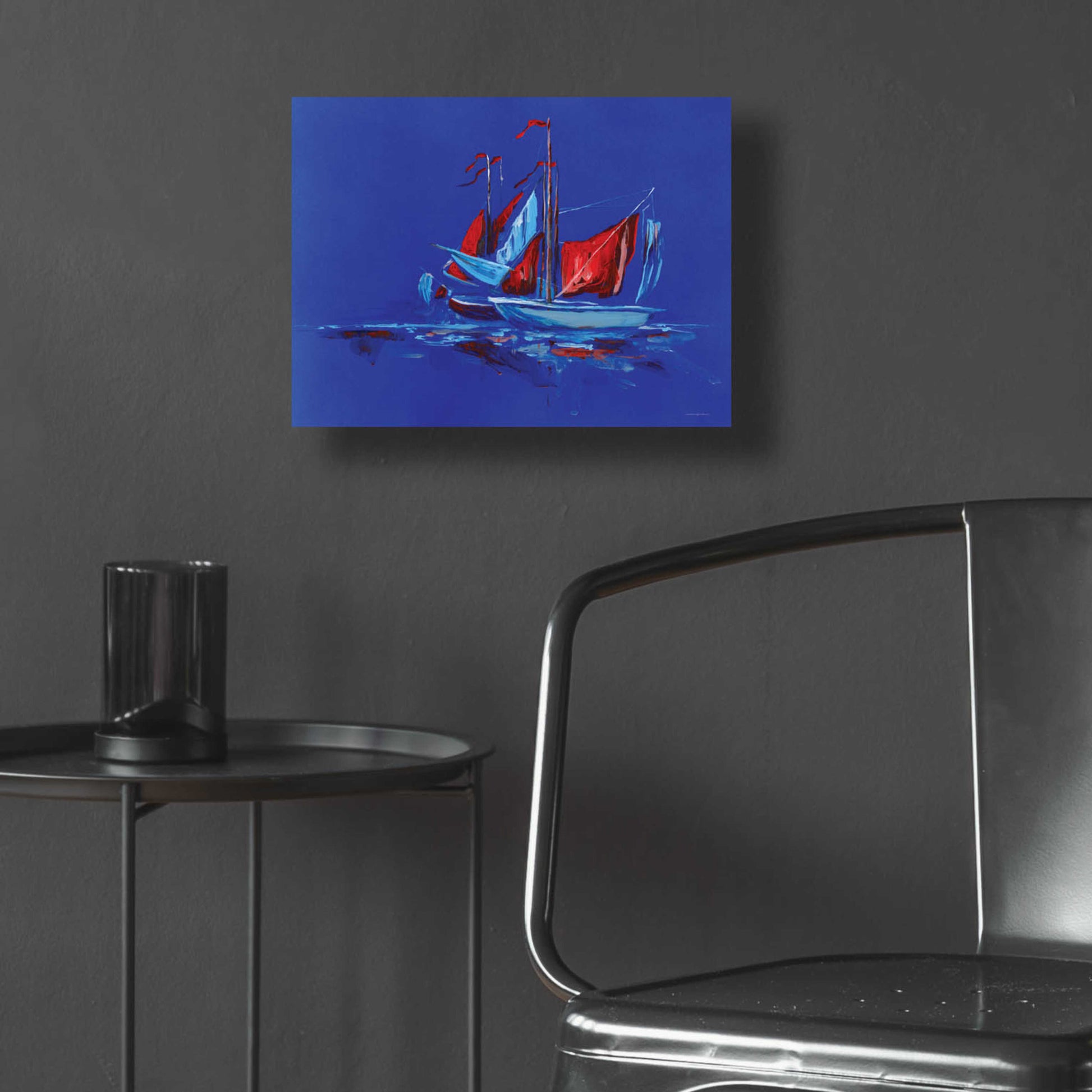 Epic Art 'Port and Starboard' by Kamdon Kreations, Acrylic Glass Wall Art,16x12