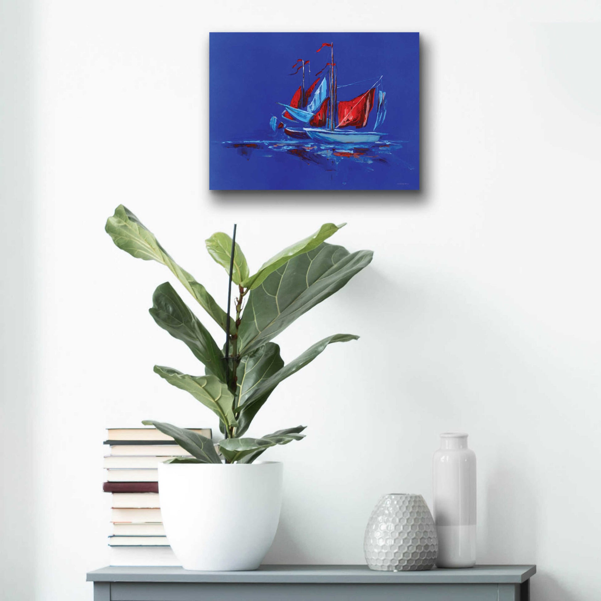 Epic Art 'Port and Starboard' by Kamdon Kreations, Acrylic Glass Wall Art,16x12