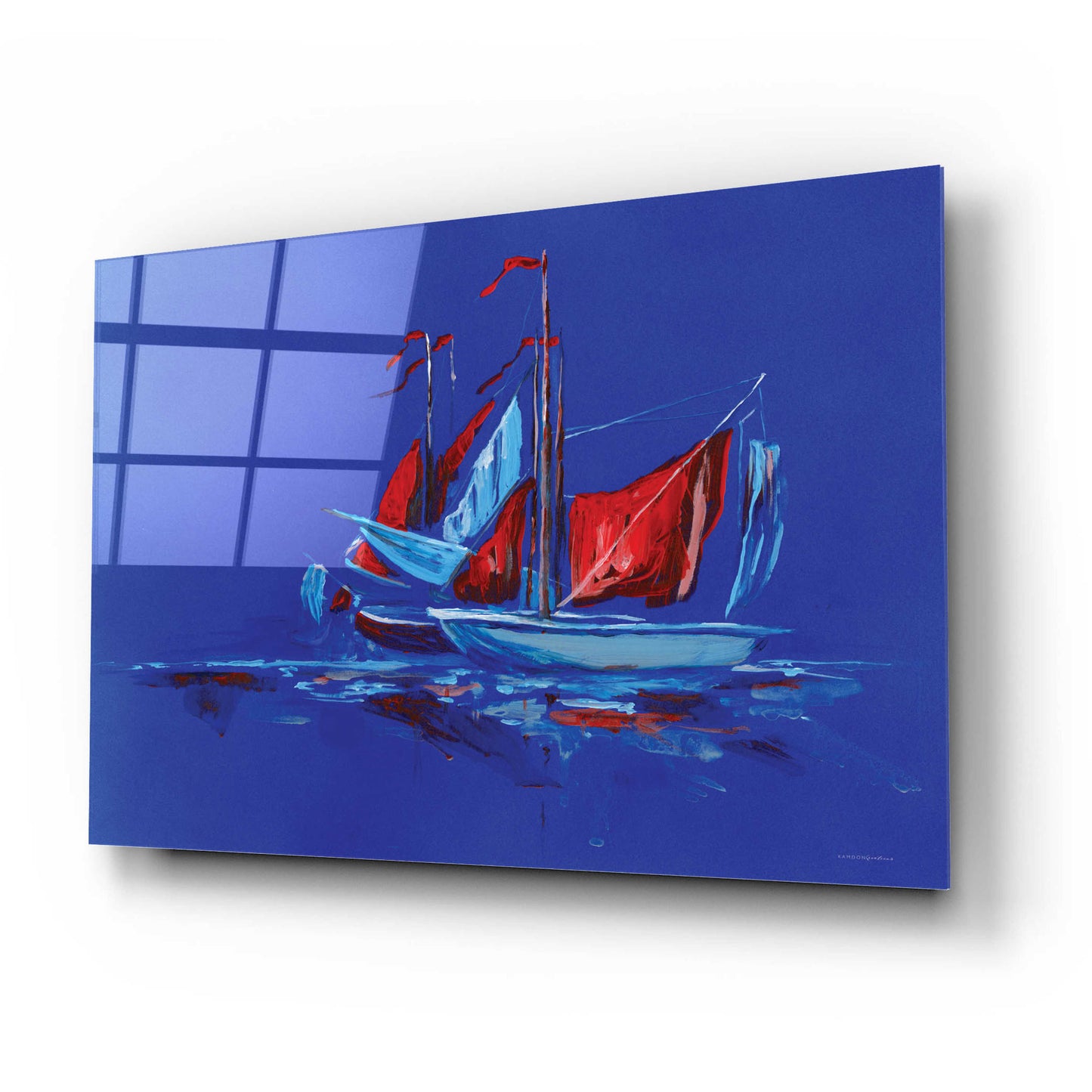 Epic Art 'Port and Starboard' by Kamdon Kreations, Acrylic Glass Wall Art,24x16