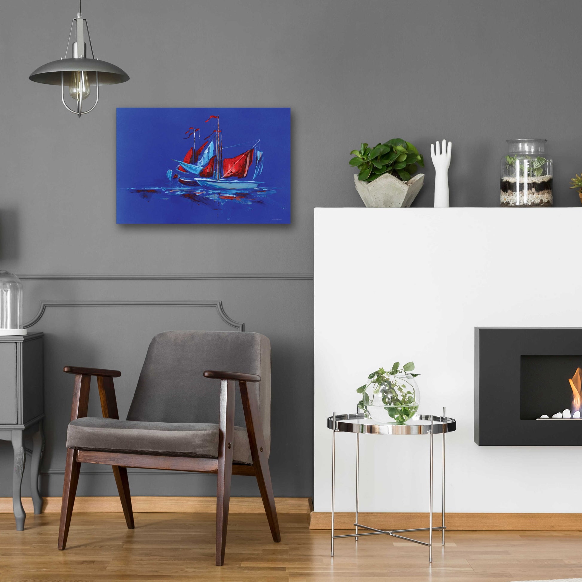 Epic Art 'Port and Starboard' by Kamdon Kreations, Acrylic Glass Wall Art,24x16