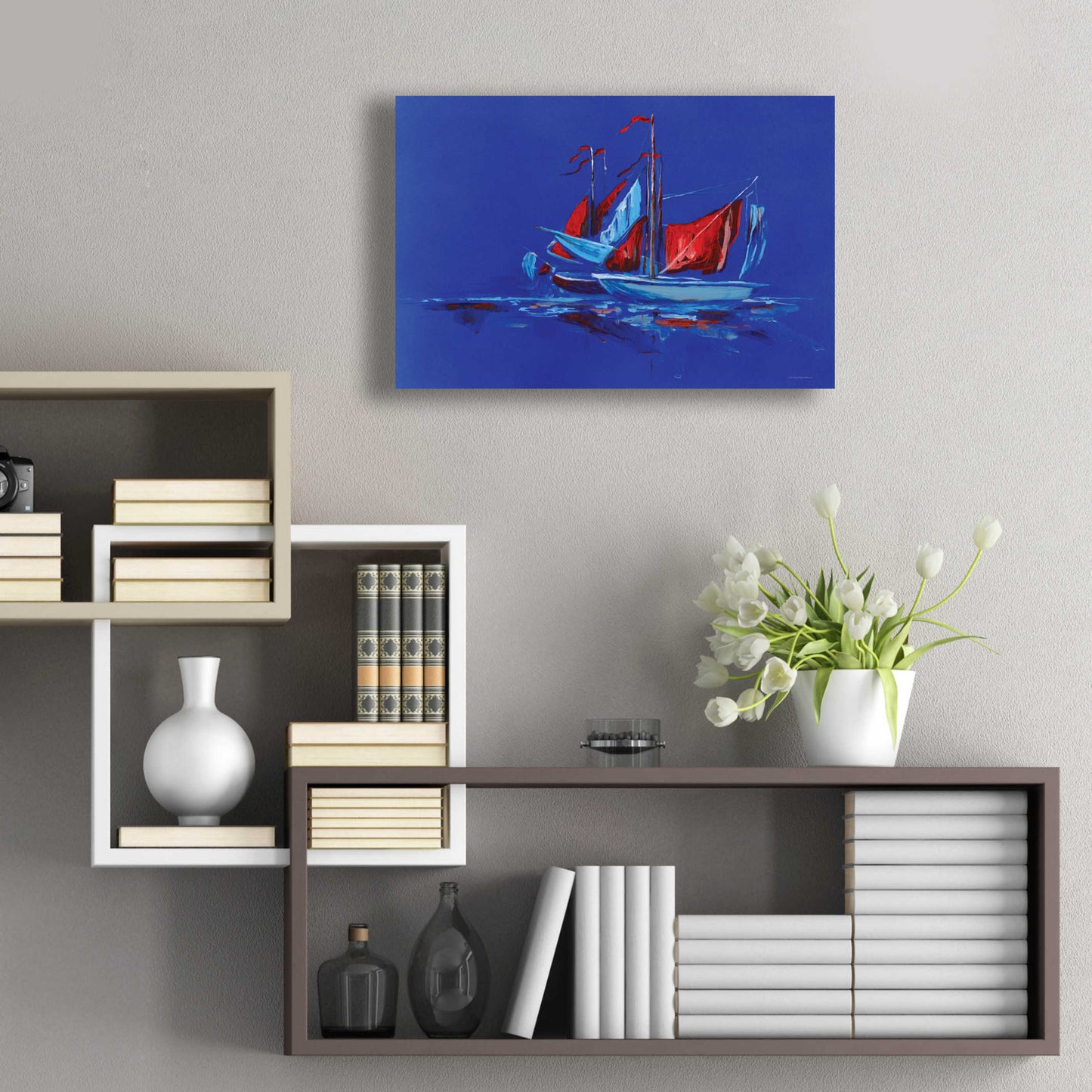 Epic Art 'Port and Starboard' by Kamdon Kreations, Acrylic Glass Wall Art,24x16