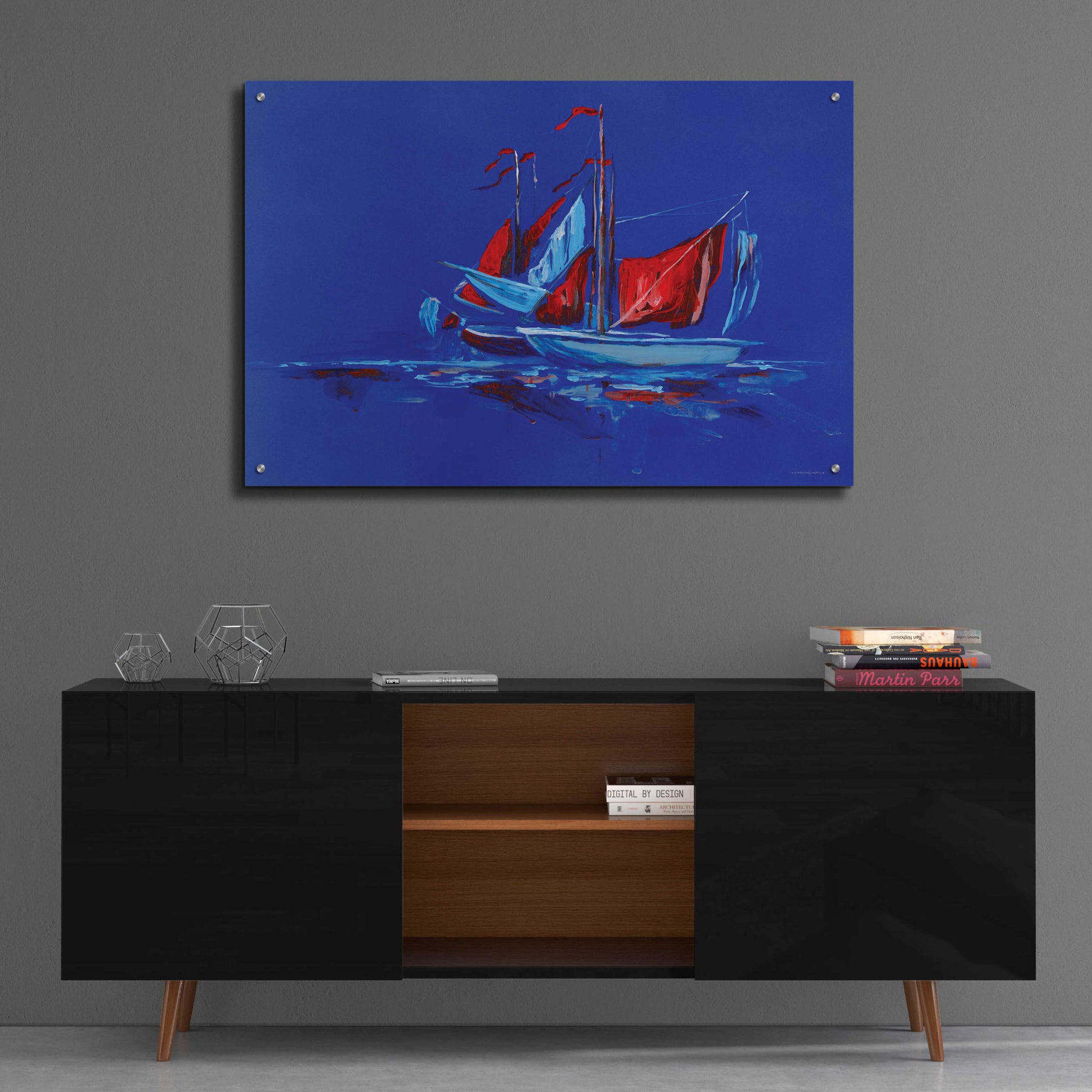 Epic Art 'Port and Starboard' by Kamdon Kreations, Acrylic Glass Wall Art,36x24