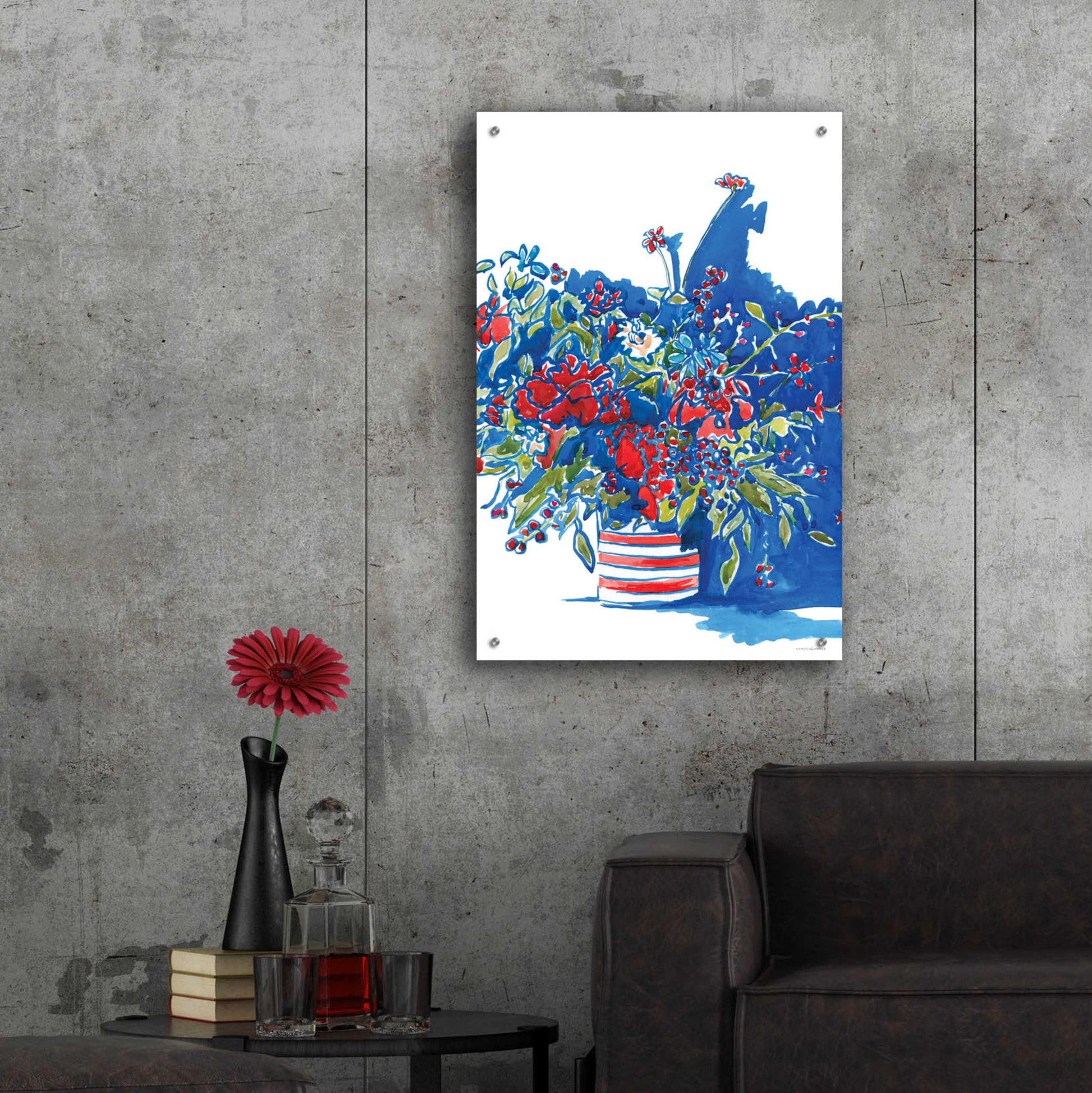 Epic Art 'Independence Celebration' by Kamdon Kreations, Acrylic Glass Wall Art,24x36