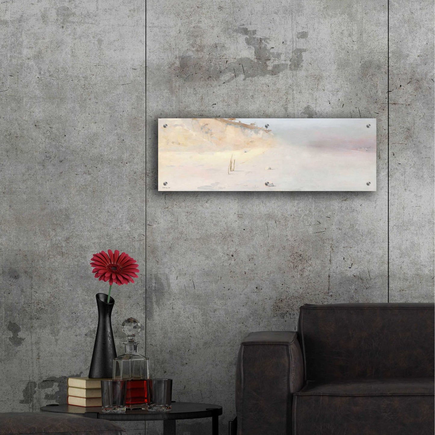 Epic Art 'Landscape' by Stellar Design, Acrylic Glass Wall Art,36x12