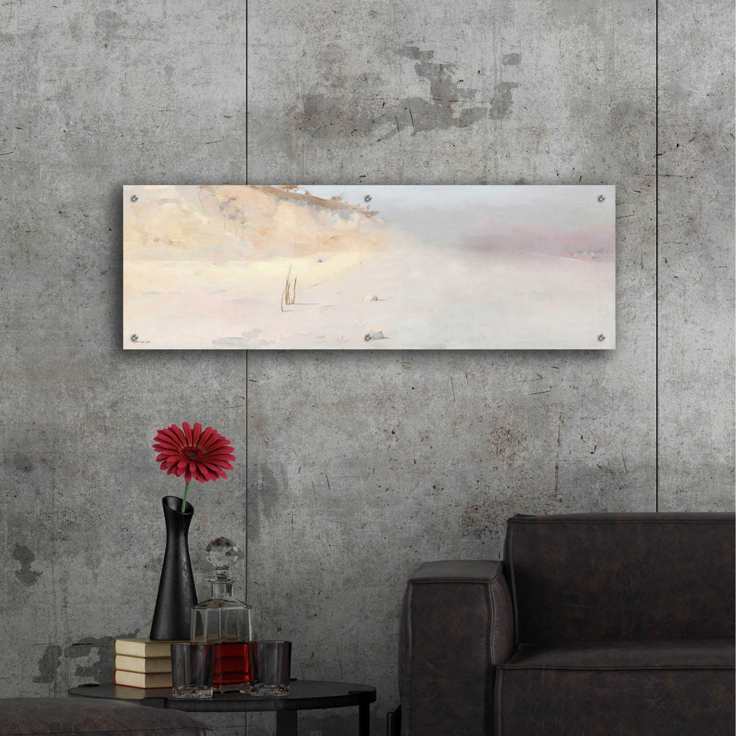 Epic Art 'Landscape' by Stellar Design, Acrylic Glass Wall Art,48x16