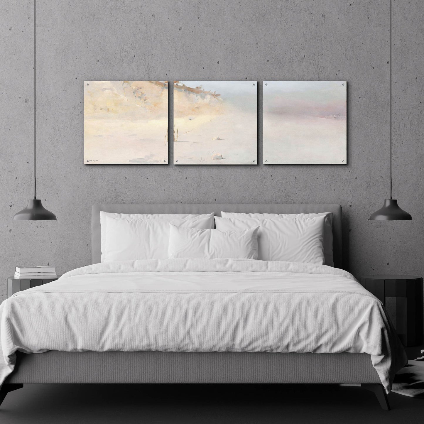 Epic Art 'Landscape' by Stellar Design, Acrylic Glass Wall Art, 3 Piece Set,72x24