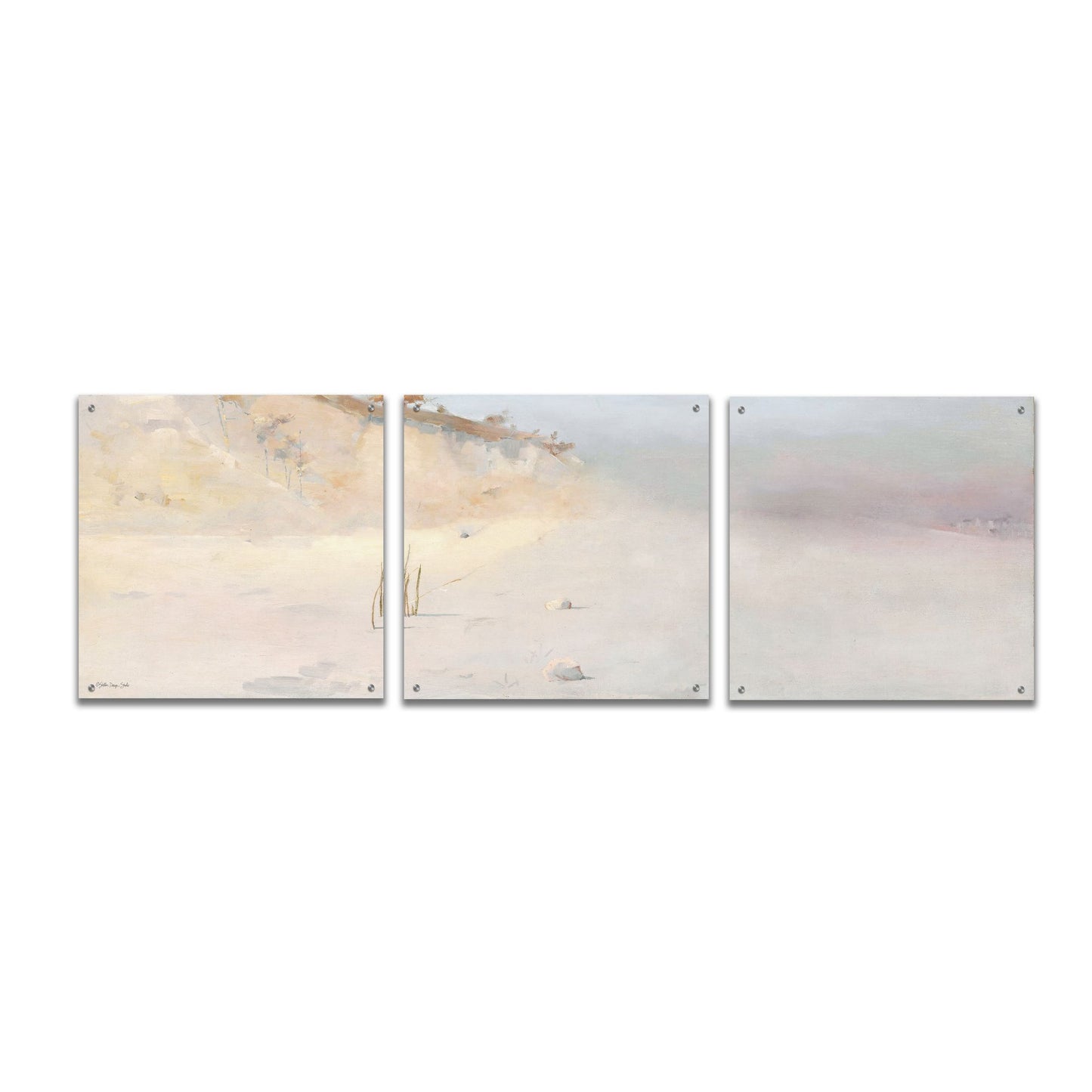 Epic Art 'Landscape' by Stellar Design, Acrylic Glass Wall Art, 3 Piece Set