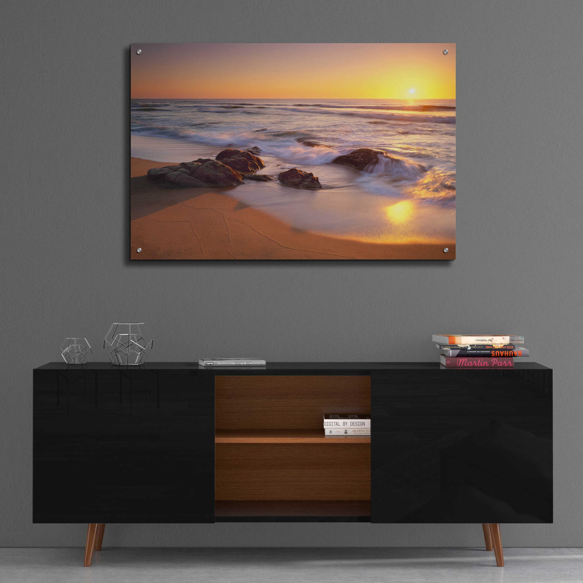 Epic Art 'Pacific Calm' by Christopher Foster, Acrylic Glass Wall Art,36x24