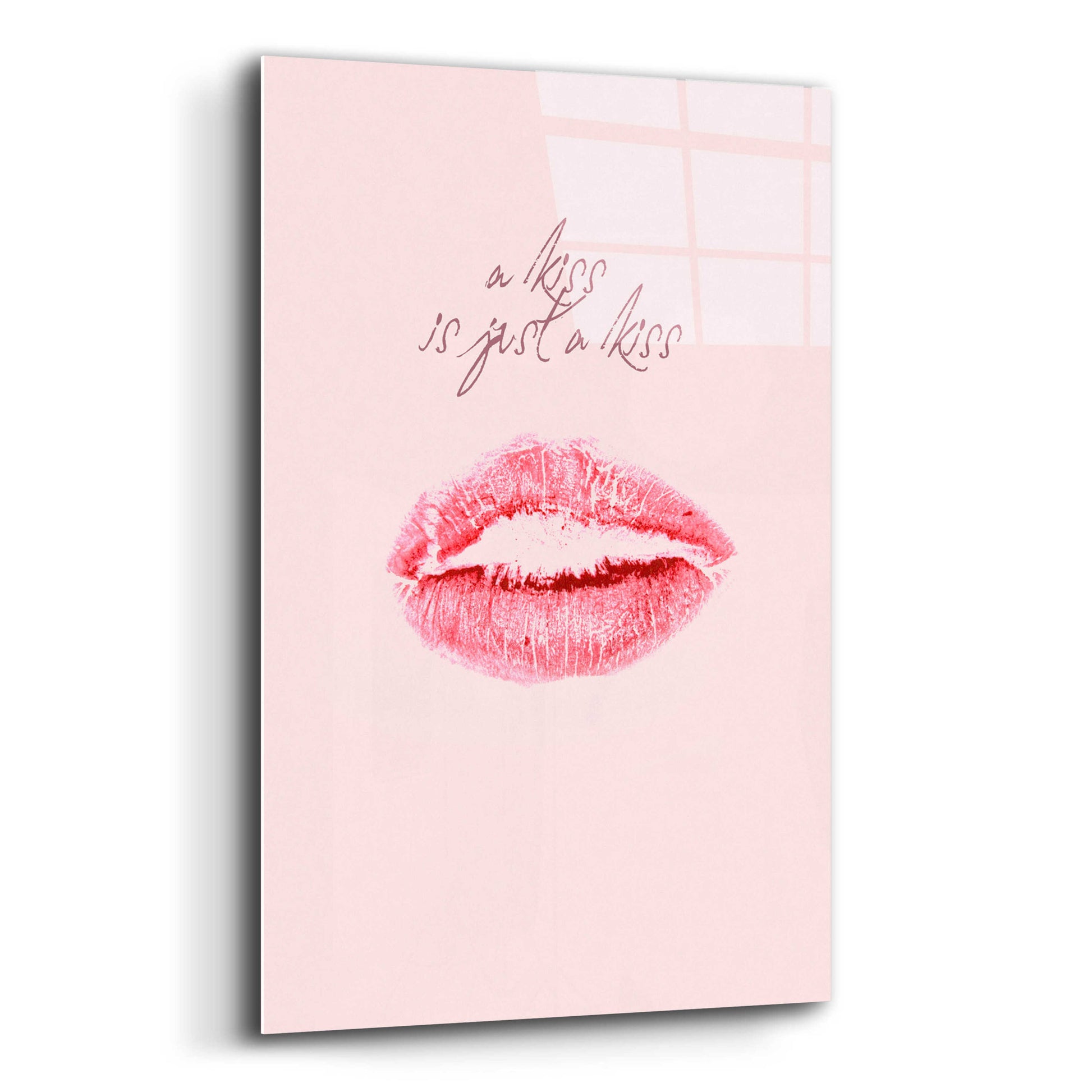 Epic Art 'A Kiss Is Just a Kiss' by Design Fabrikken, Acrylic Glass Wall Art,12x16