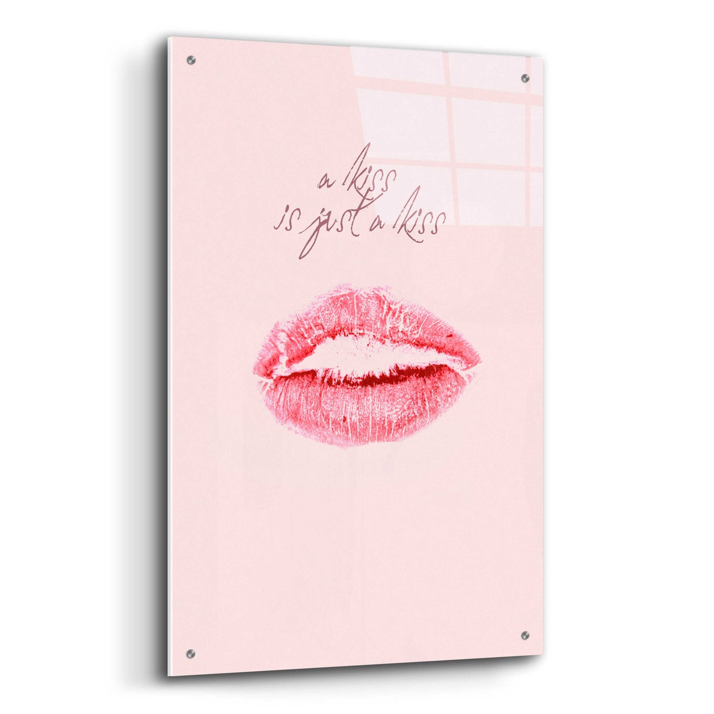 Epic Art 'A Kiss Is Just a Kiss' by Design Fabrikken, Acrylic Glass Wall Art,24x36