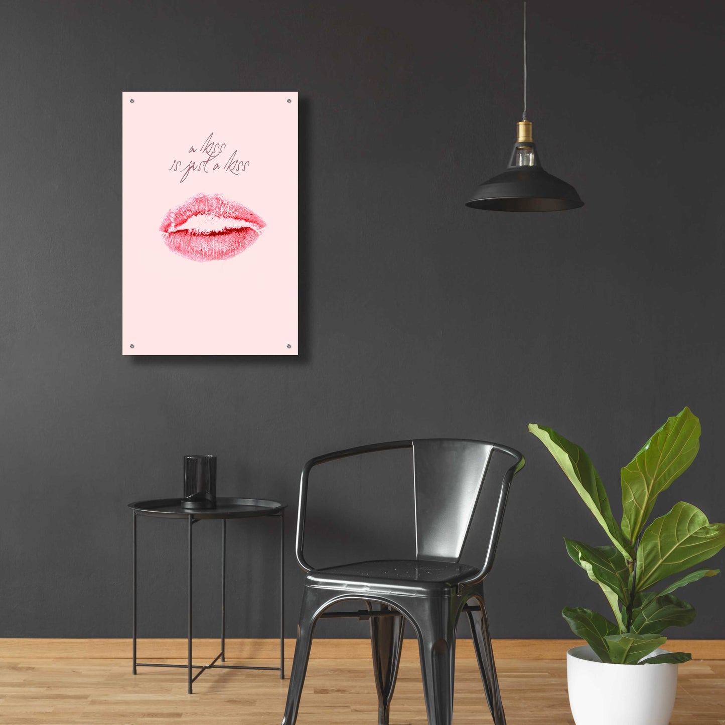 Epic Art 'A Kiss Is Just a Kiss' by Design Fabrikken, Acrylic Glass Wall Art,24x36