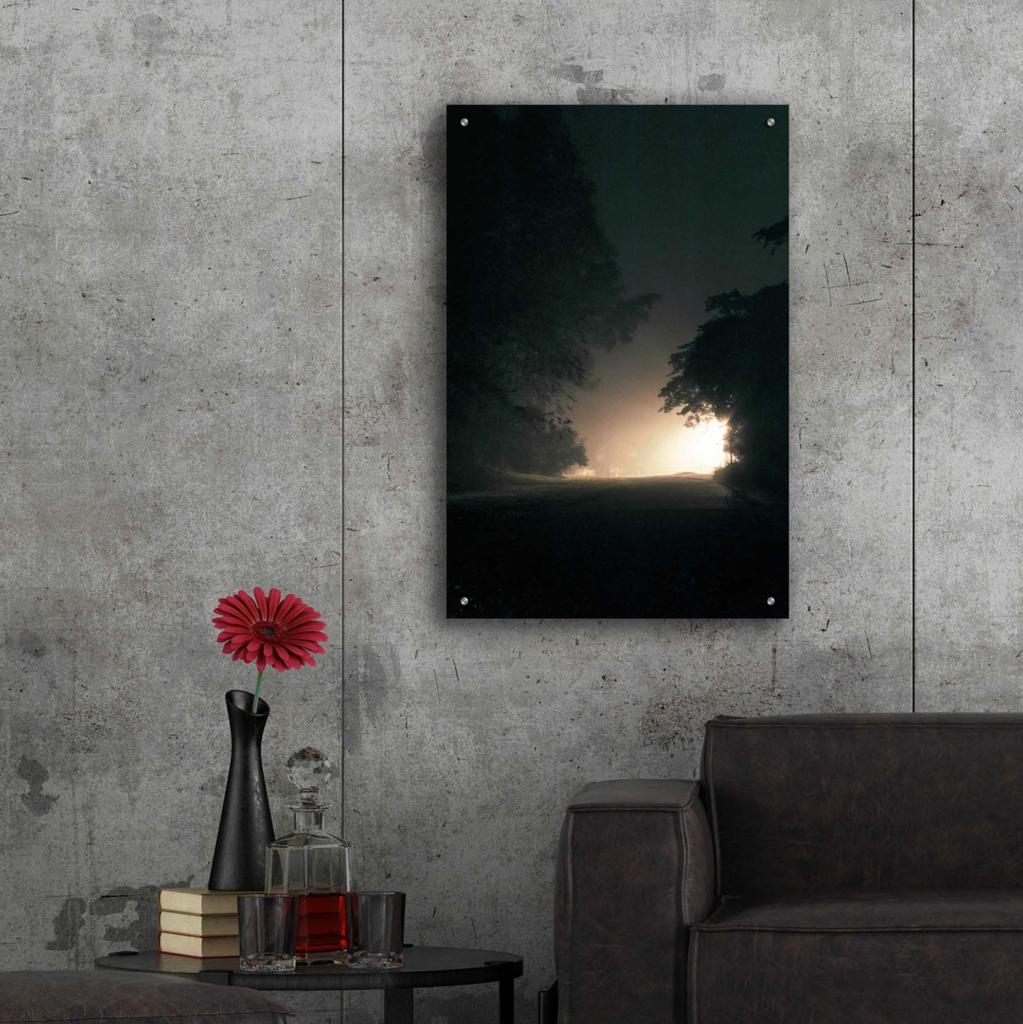 Epic Art 'A Light in the Dark' by Design Fabrikken, Acrylic Glass Wall Art,24x36