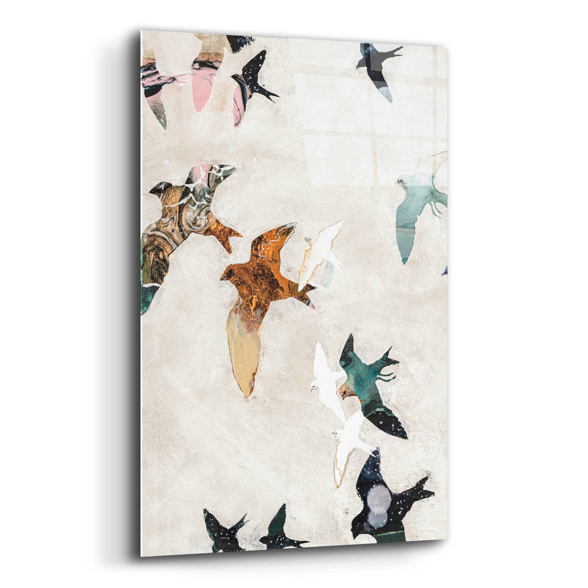 Epic Art 'Abstract Birds 1' by Design Fabrikken, Acrylic Glass Wall Art,12x16