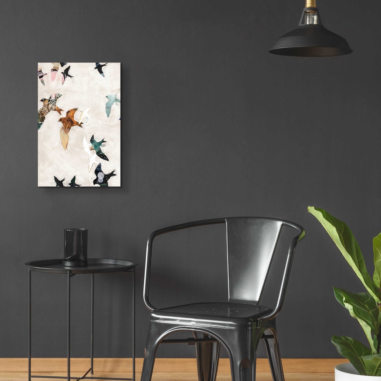 Epic Art 'Abstract Birds 1' by Design Fabrikken, Acrylic Glass Wall Art,16x24