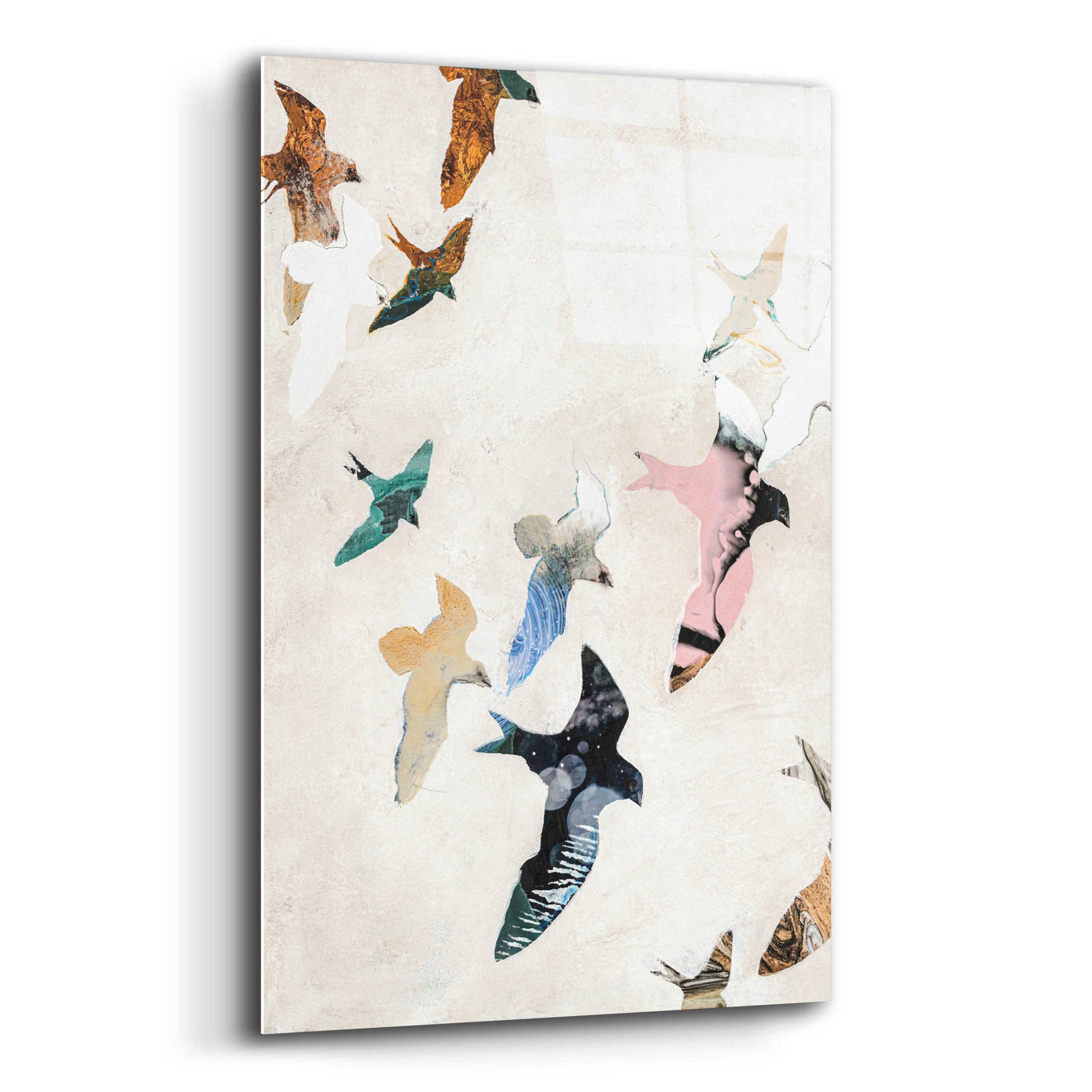 Epic Art 'Abstract Birds 2' by Design Fabrikken, Acrylic Glass Wall Art,12x16