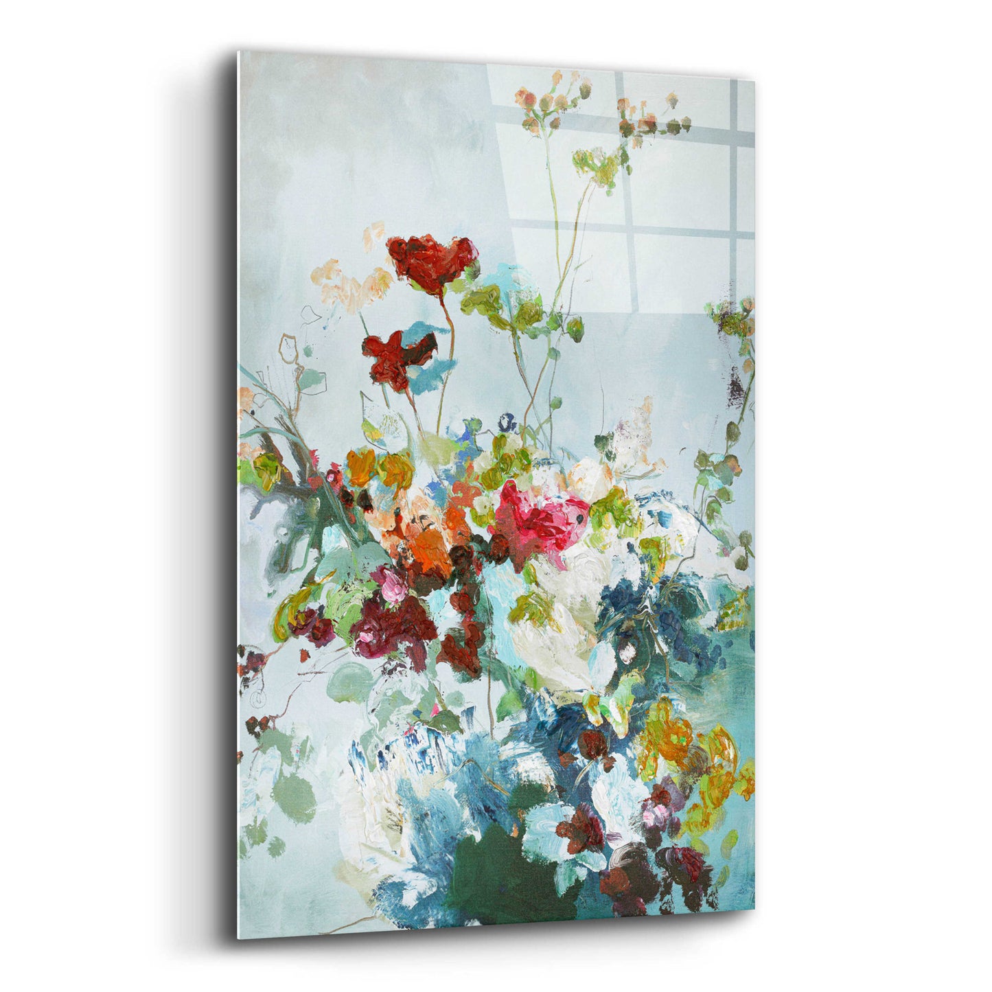 Epic Art 'Abstract Floral 1' by Design Fabrikken, Acrylic Glass Wall Art,12x16