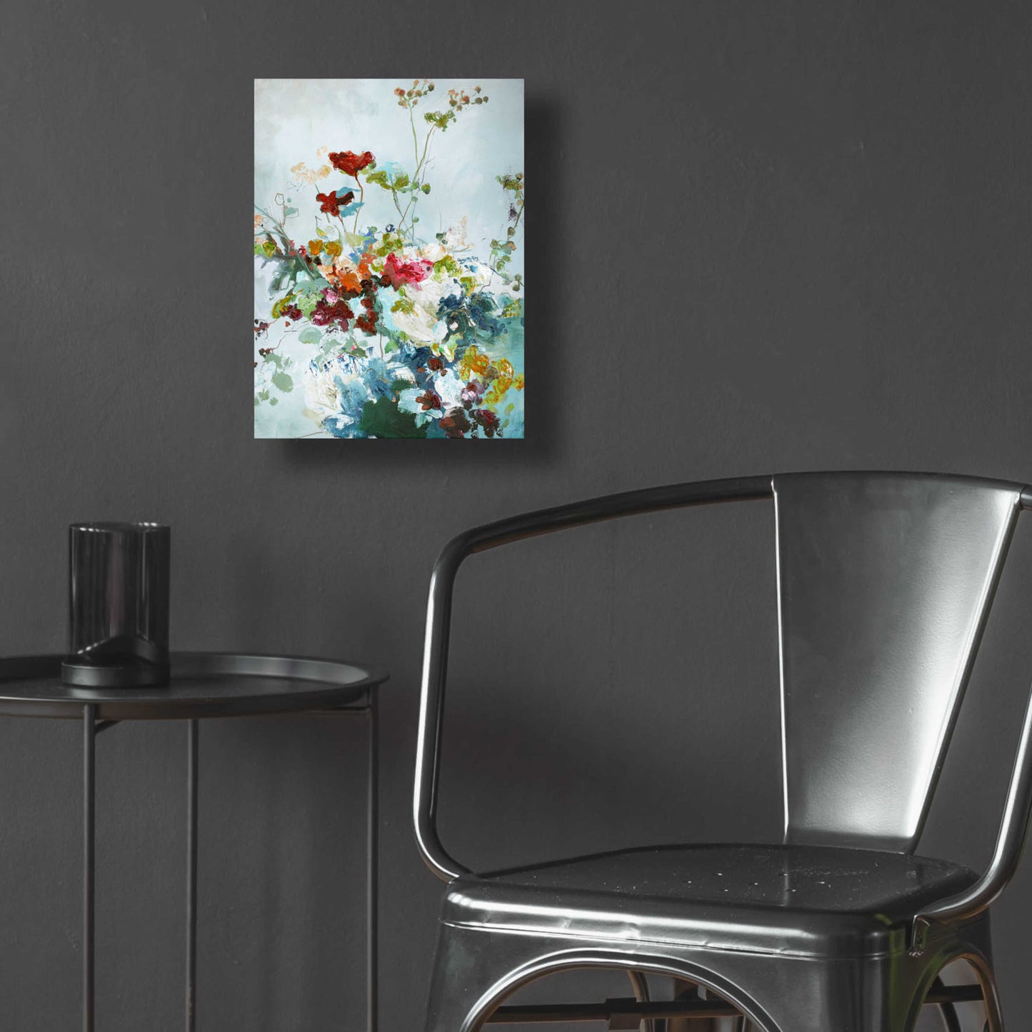 Epic Art 'Abstract Floral 1' by Design Fabrikken, Acrylic Glass Wall Art,12x16