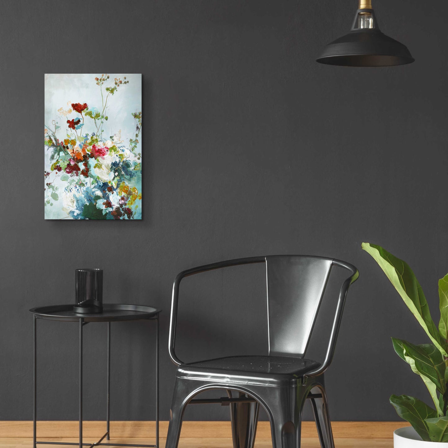 Epic Art 'Abstract Floral 1' by Design Fabrikken, Acrylic Glass Wall Art,16x24