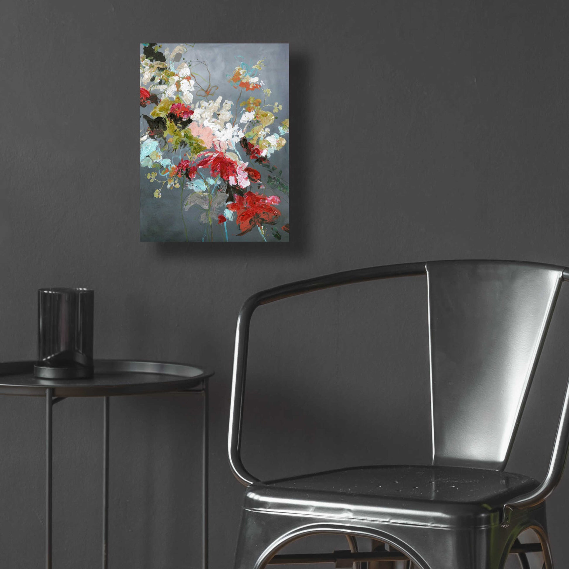 Epic Art 'Abstract Floral 2' by Design Fabrikken, Acrylic Glass Wall Art,12x16