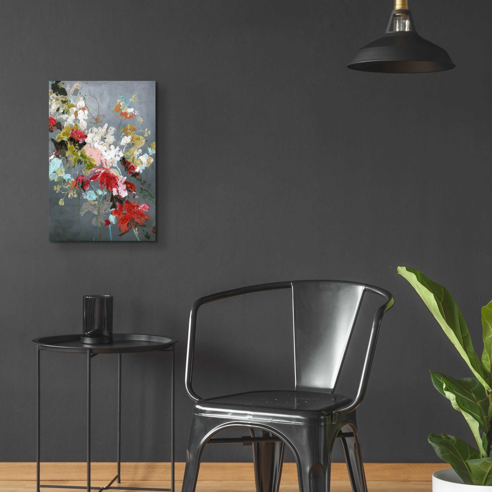 Epic Art 'Abstract Floral 2' by Design Fabrikken, Acrylic Glass Wall Art,16x24