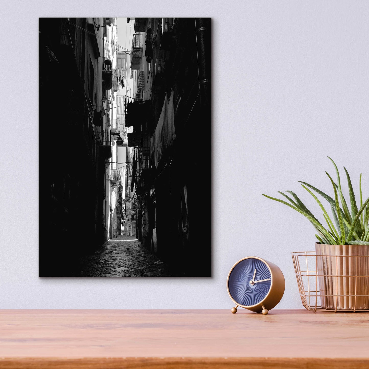 Epic Art 'Alley' by Design Fabrikken, Acrylic Glass Wall Art,12x16