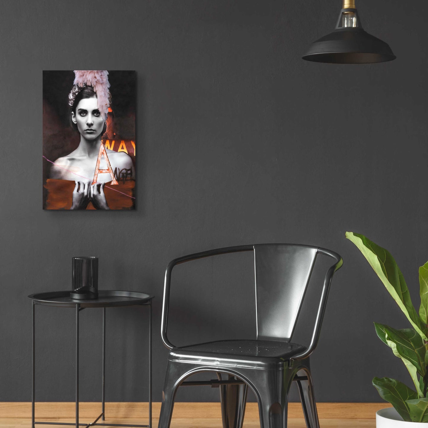 Epic Art 'Angel' by Design Fabrikken, Acrylic Glass Wall Art,16x24