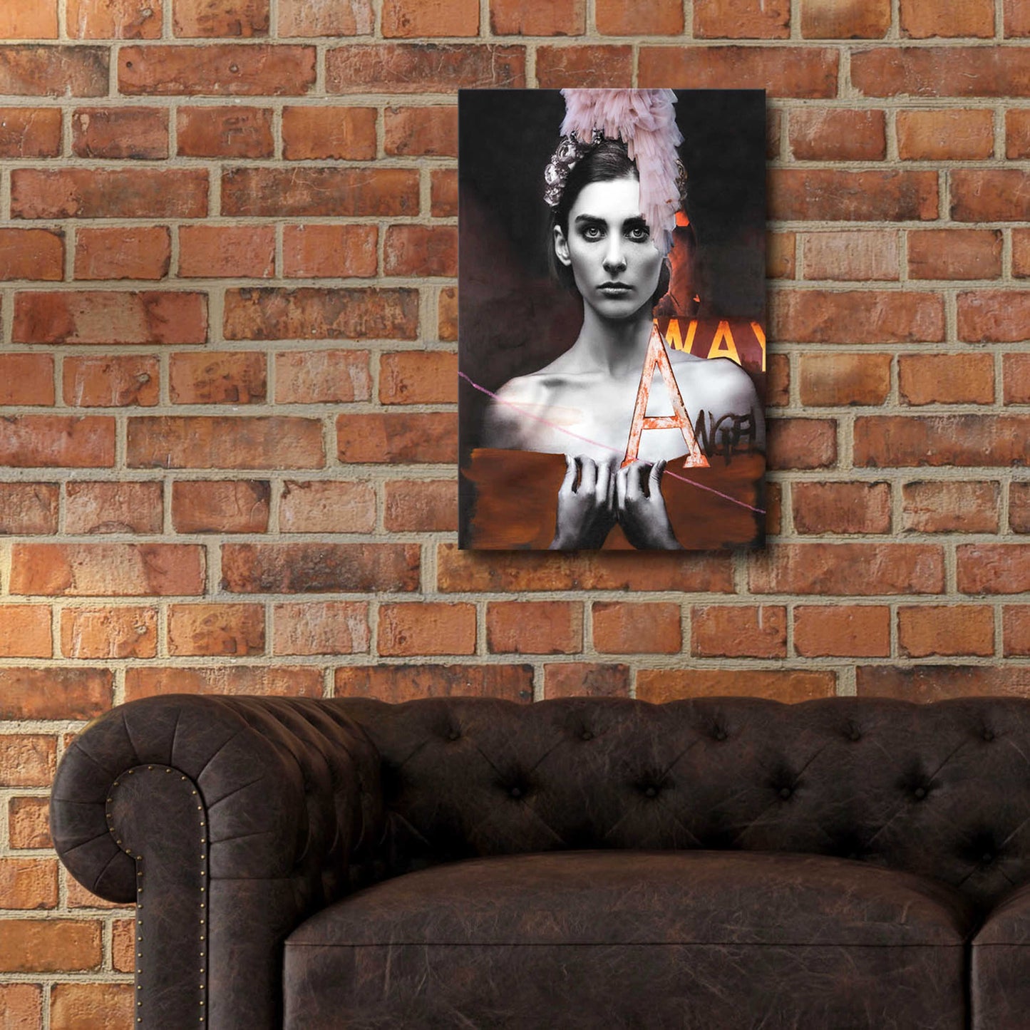 Epic Art 'Angel' by Design Fabrikken, Acrylic Glass Wall Art,16x24