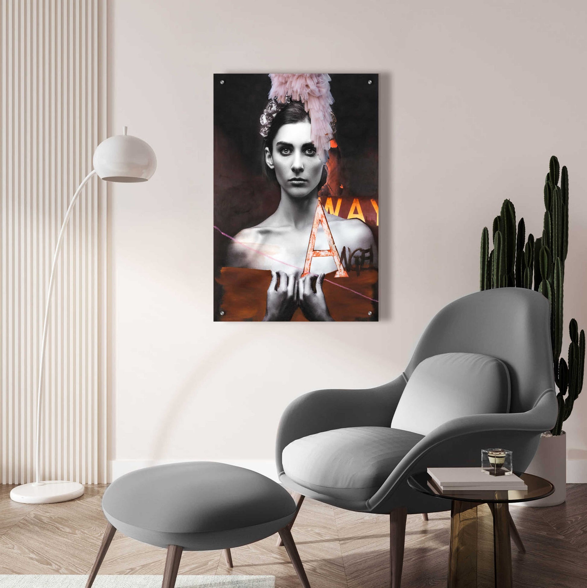 Epic Art 'Angel' by Design Fabrikken, Acrylic Glass Wall Art,24x36