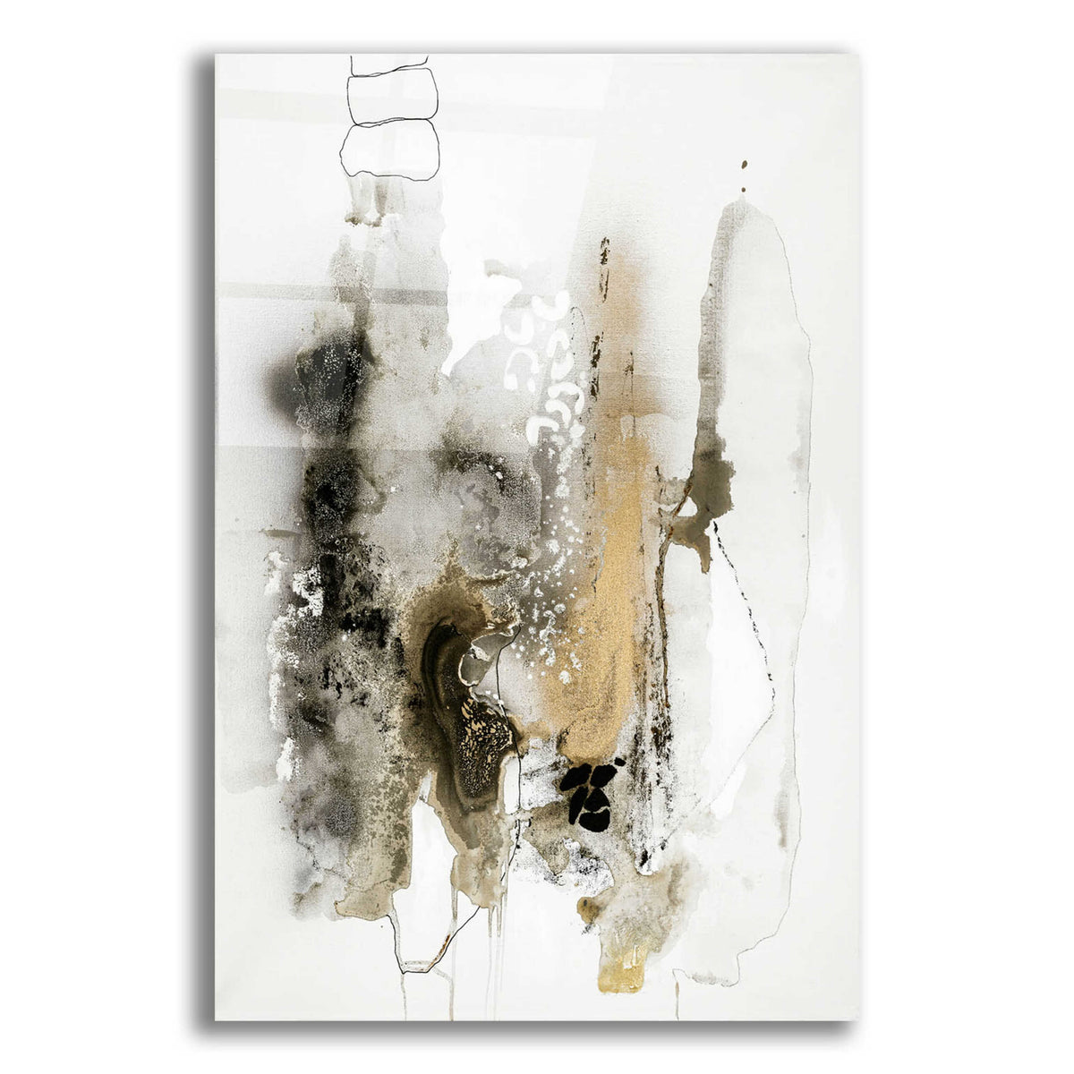Epic Art 'Aqua Sketch 2' by Design Fabrikken, Acrylic Glass Wall Art