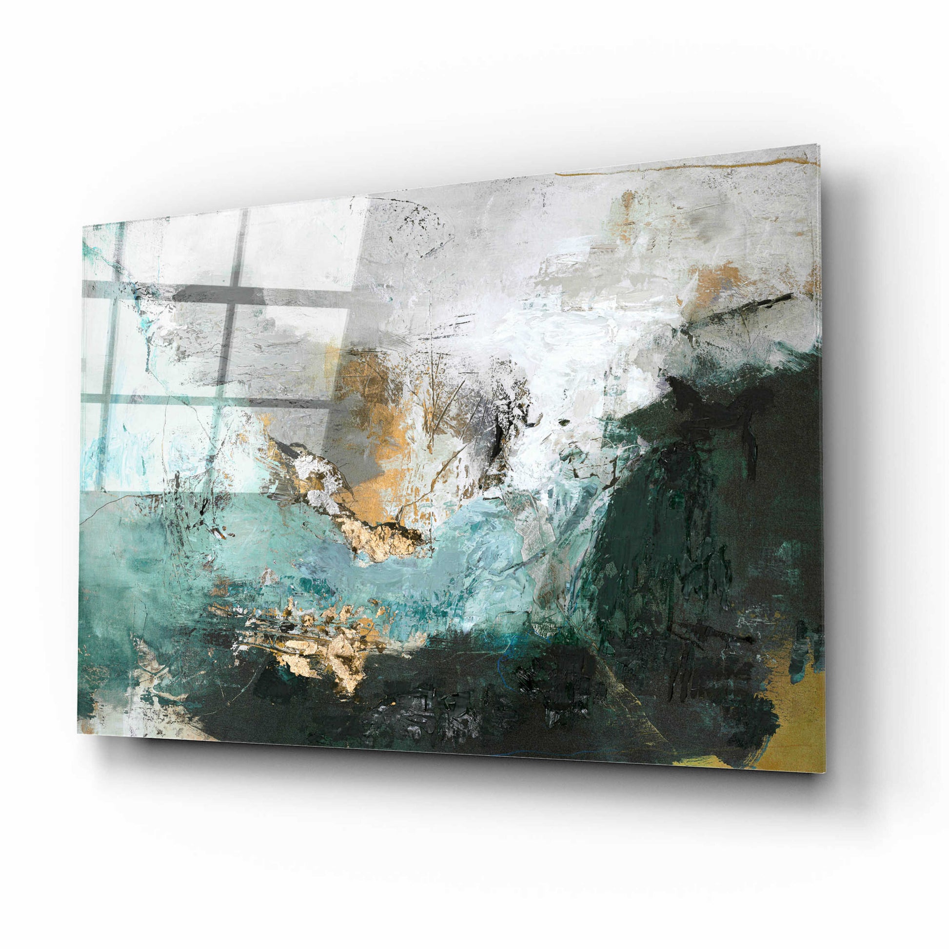 Epic Art 'Arctic Green' by Design Fabrikken, Acrylic Glass Wall Art,16x12