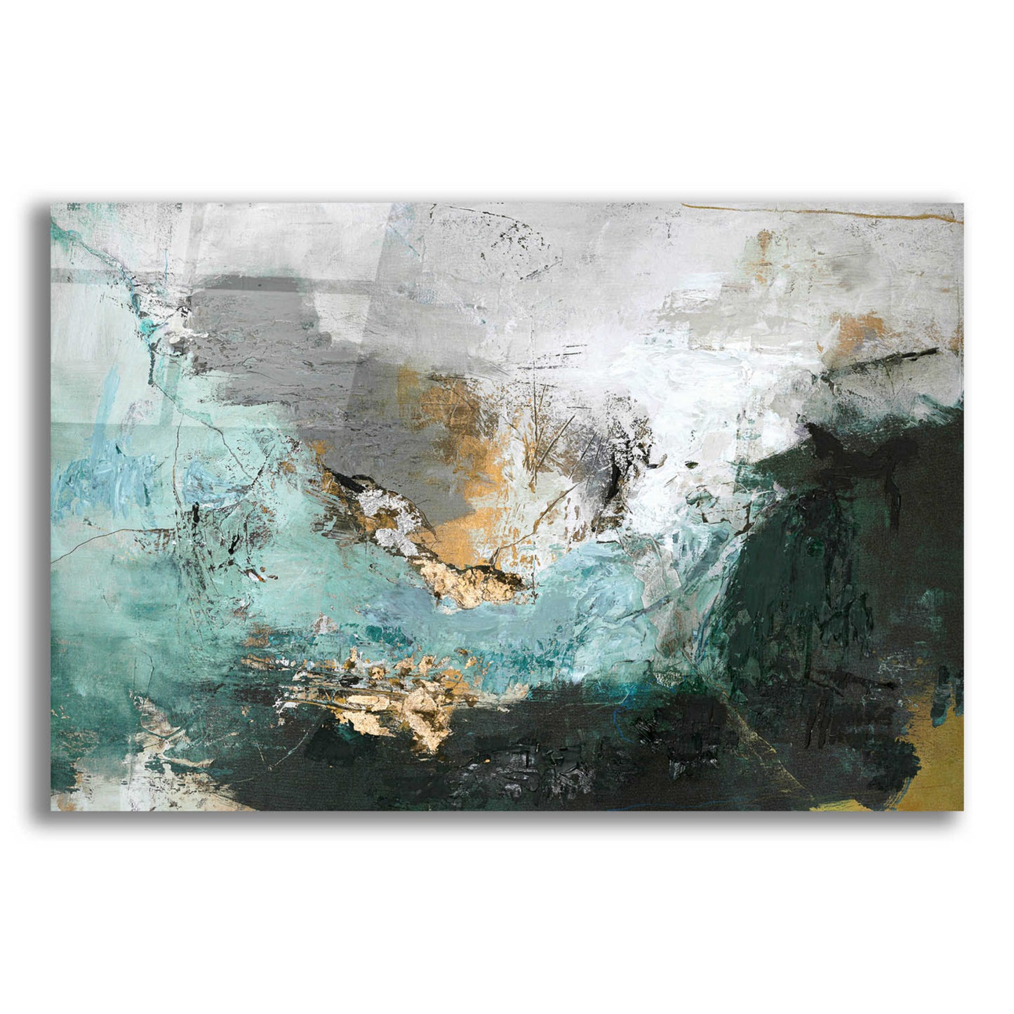 Epic Art 'Arctic Green' by Design Fabrikken, Acrylic Glass Wall Art,16x12