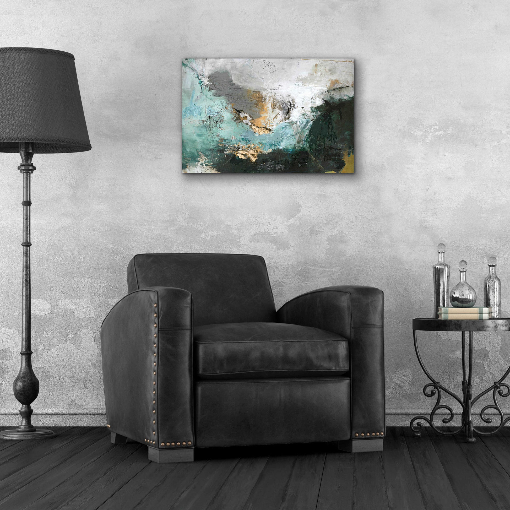 Epic Art 'Arctic Green' by Design Fabrikken, Acrylic Glass Wall Art,24x16